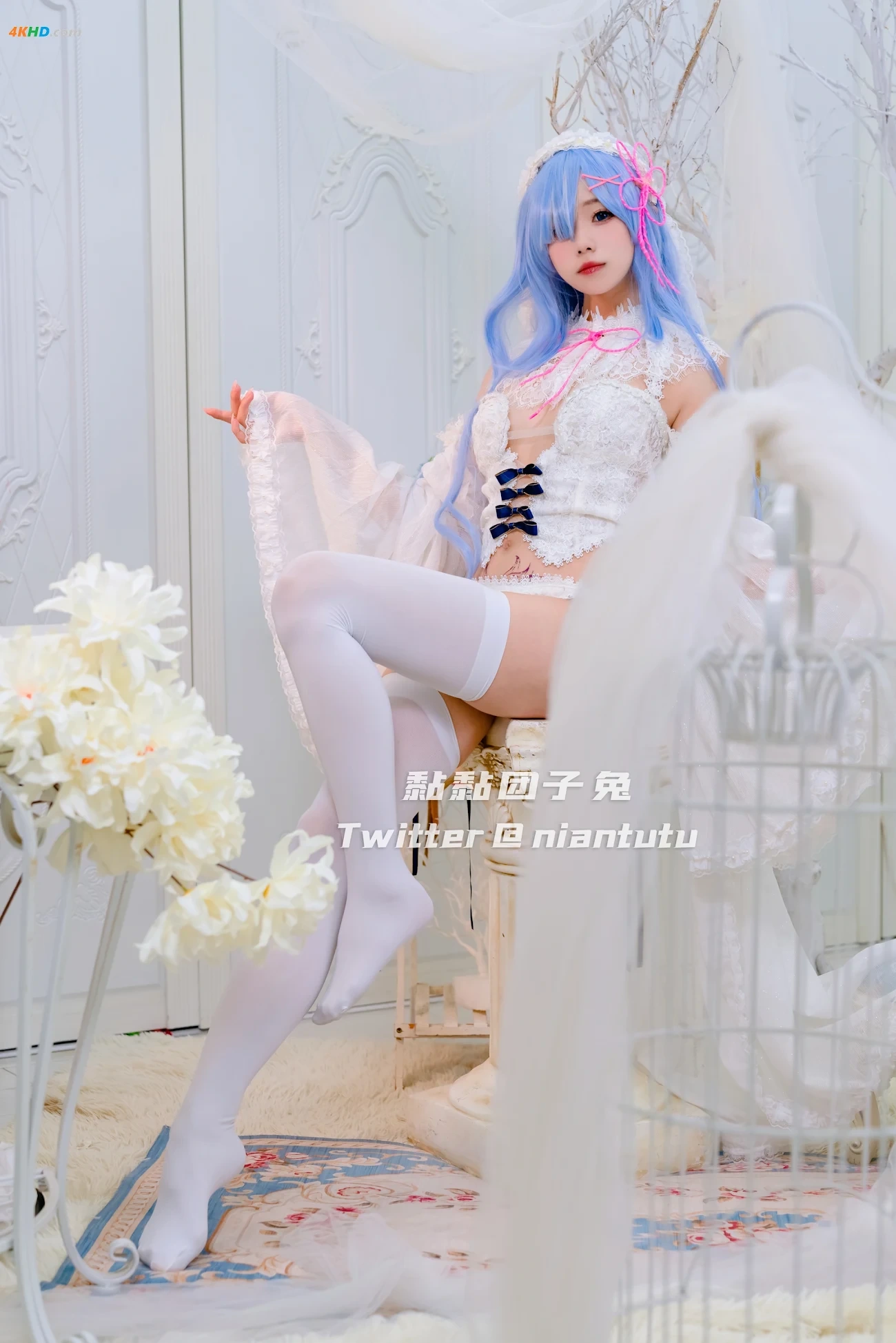 [cosplay] NianNianTuanZiTu - Rem Bride — photo 1