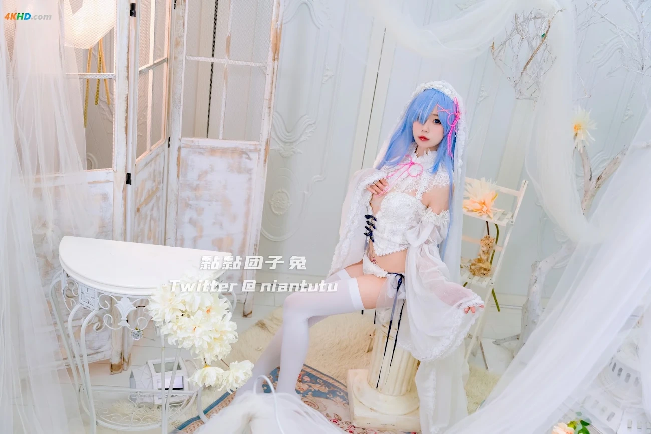 [cosplay] NianNianTuanZiTu - Rem Bride — photo 3