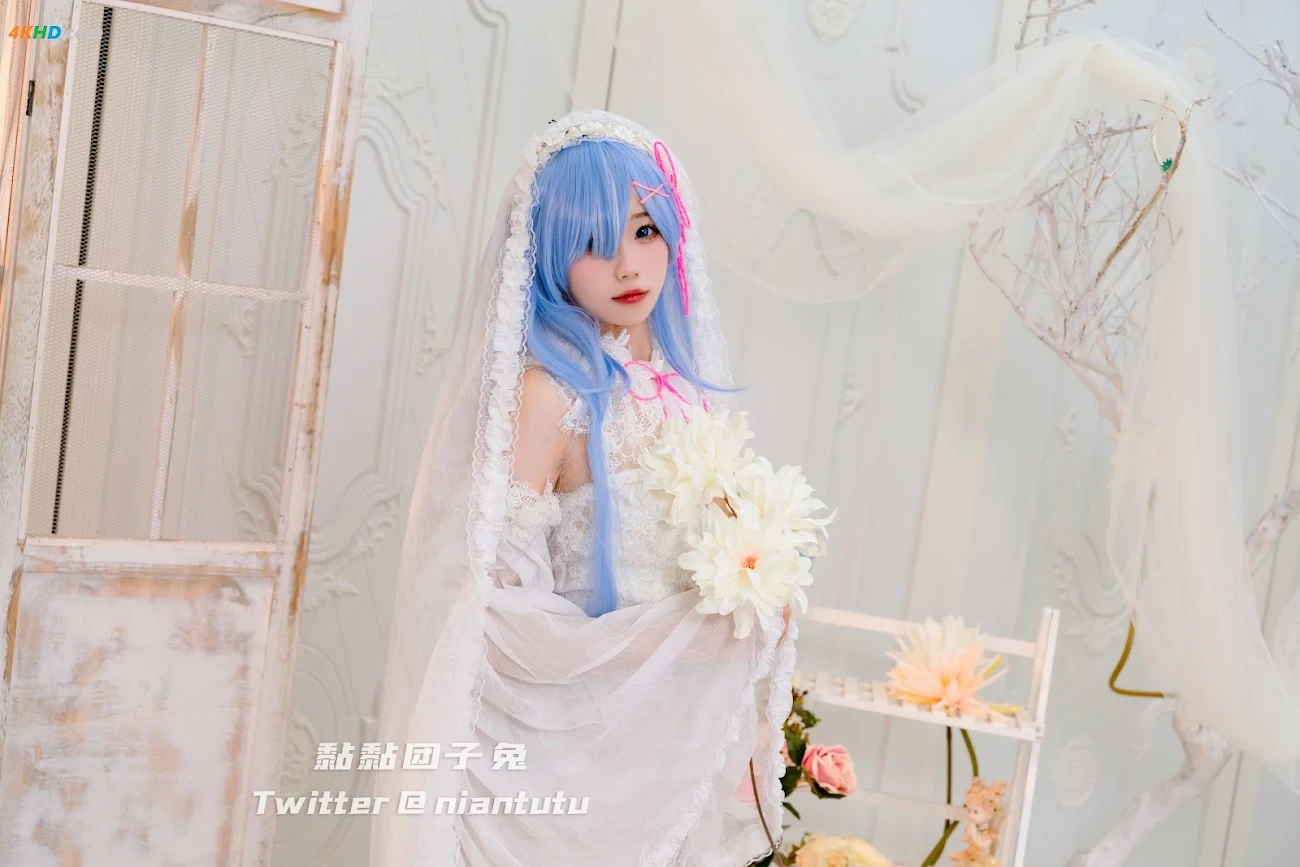 [cosplay] NianNianTuanZiTu - Rem Bride — photo 5