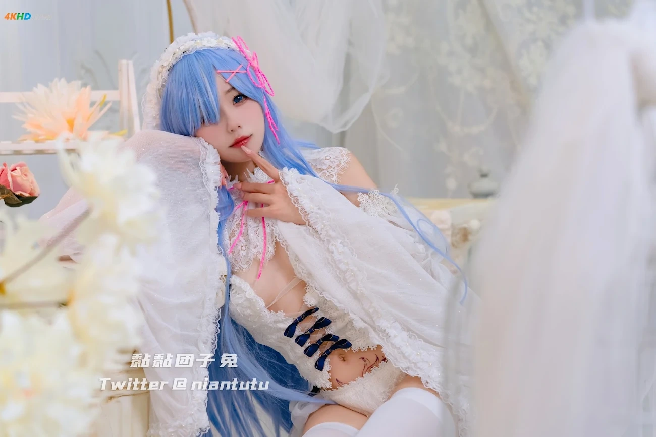 [cosplay] NianNianTuanZiTu - Rem Bride — photo 7