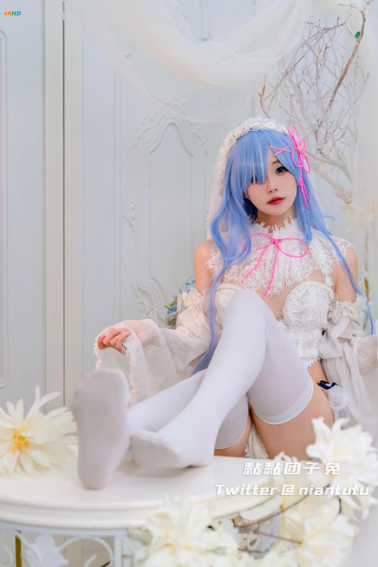 [cosplay] NianNianTuanZiTu - Rem Bride — photo 9
