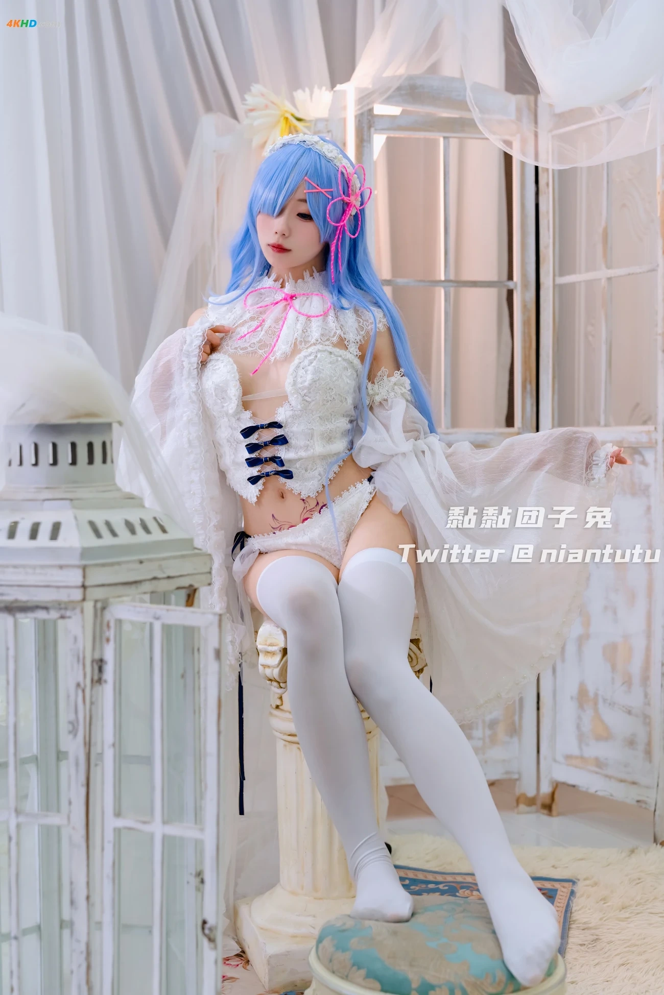 [cosplay] NianNianTuanZiTu - Rem Bride — photo 14