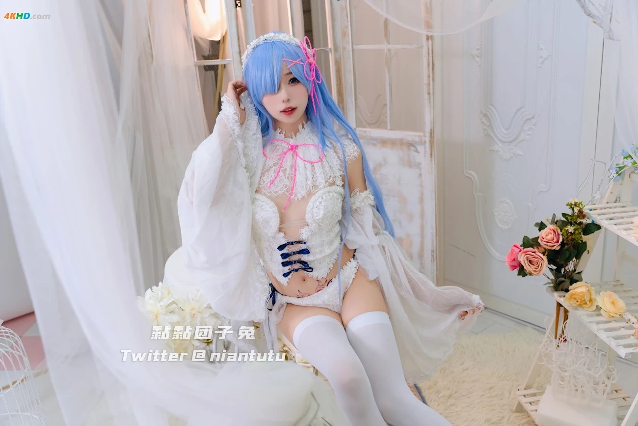 [cosplay] NianNianTuanZiTu - Rem Bride — photo 15