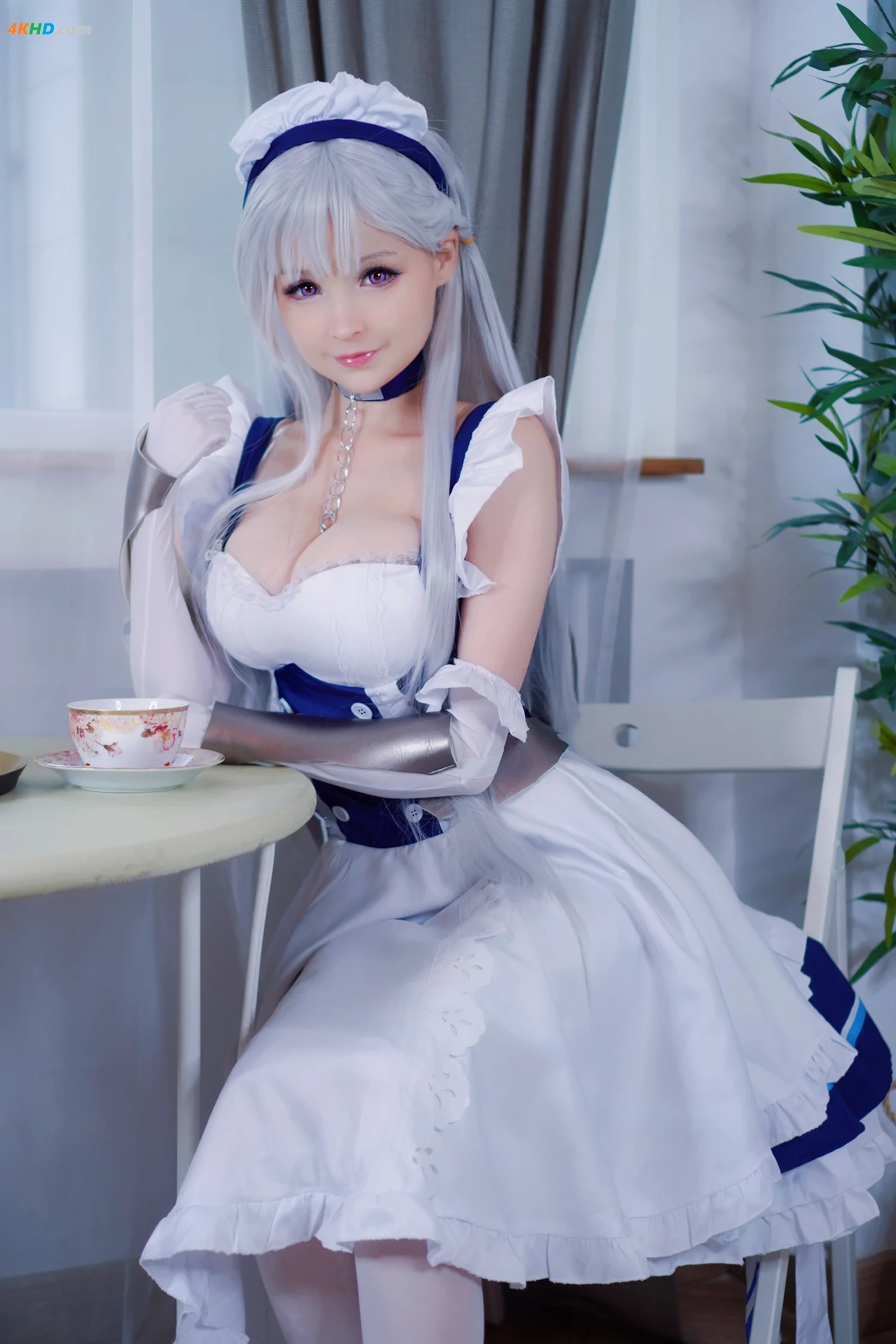 Hidori Rose - Belfast (Azur Lane)(74MB)(35photos) — photo 1