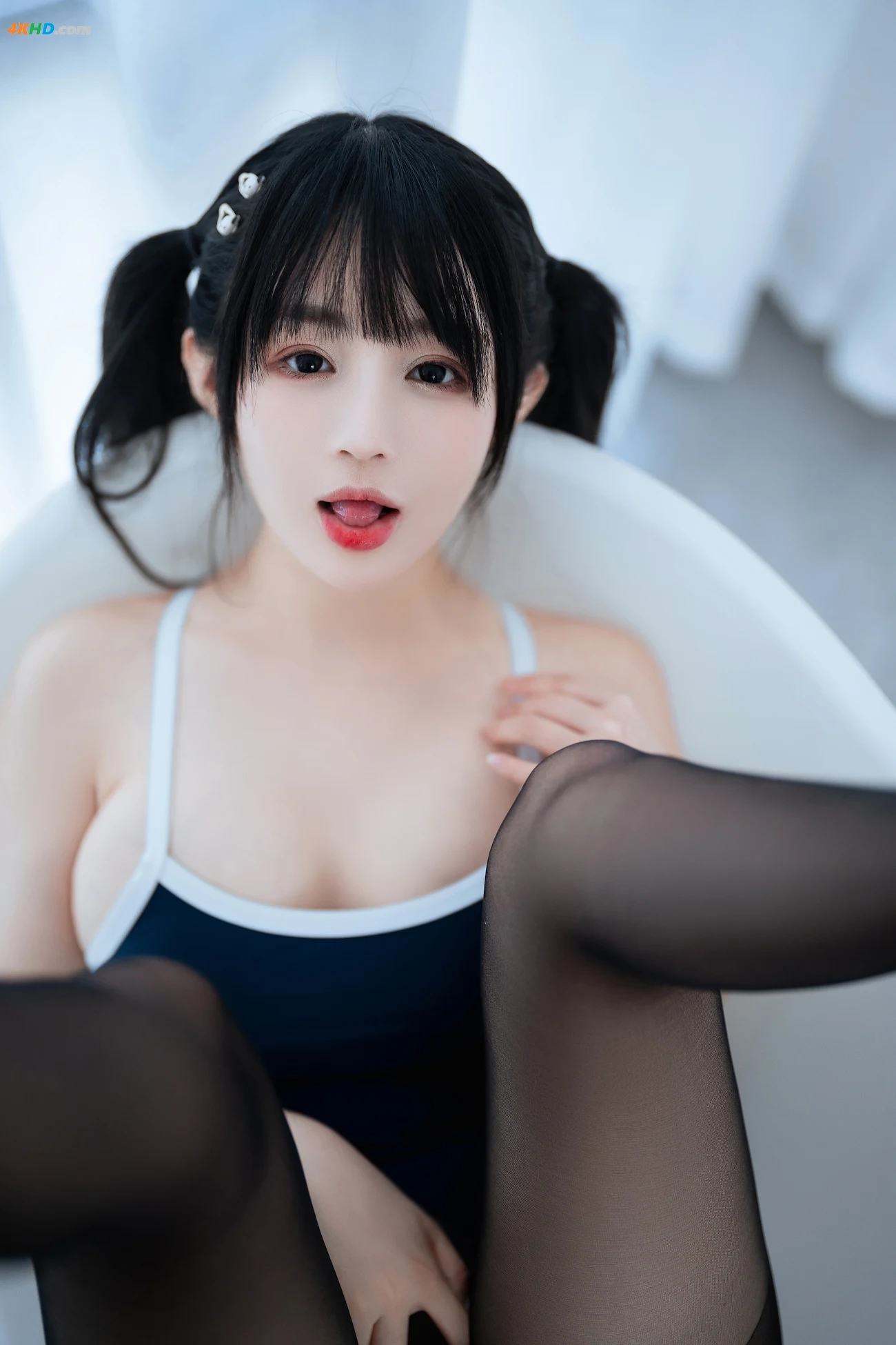 (Cosplay) YingJingNingNing - HeiSiSiKuShui(593MB)(78photos) — photo 46
