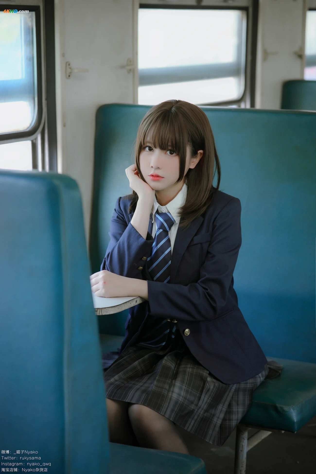 NyakoMiaoZi - LieChe JK(308MB)(80photos) — photo 31