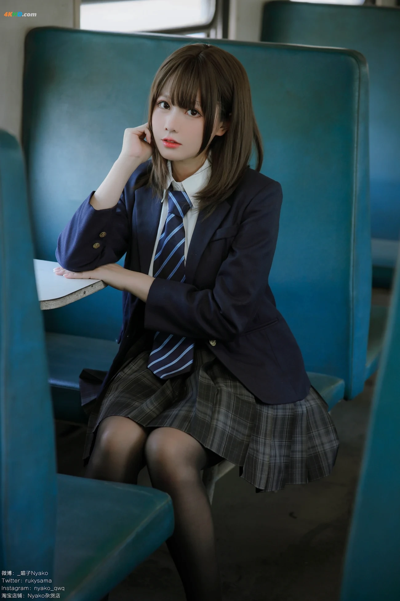 NyakoMiaoZi - LieChe JK(308MB)(80photos) — photo 32