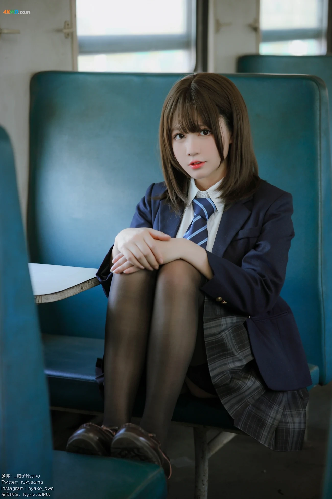 NyakoMiaoZi - LieChe JK(308MB)(80photos) — photo 33