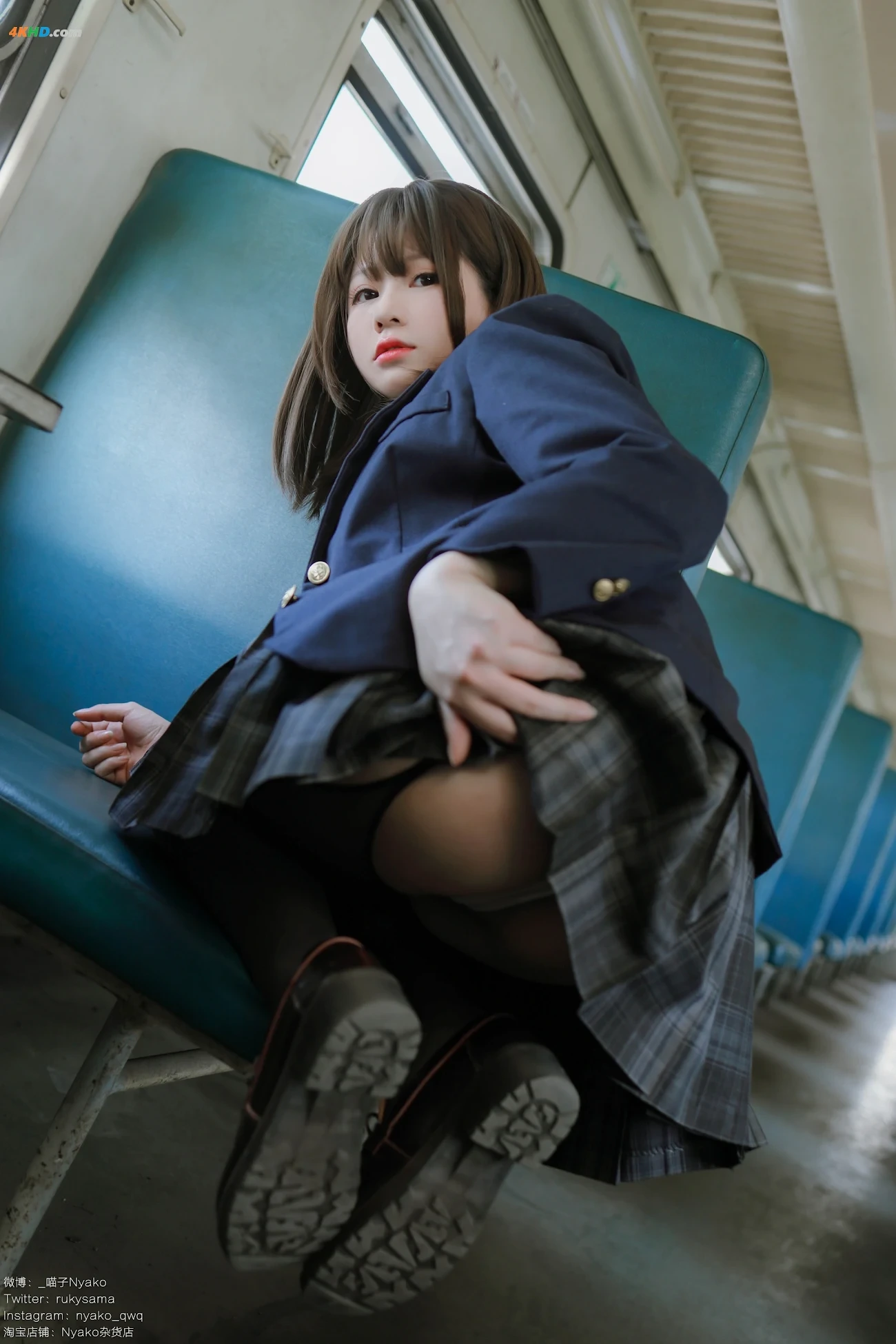 NyakoMiaoZi - LieChe JK(308MB)(80photos) — photo 37