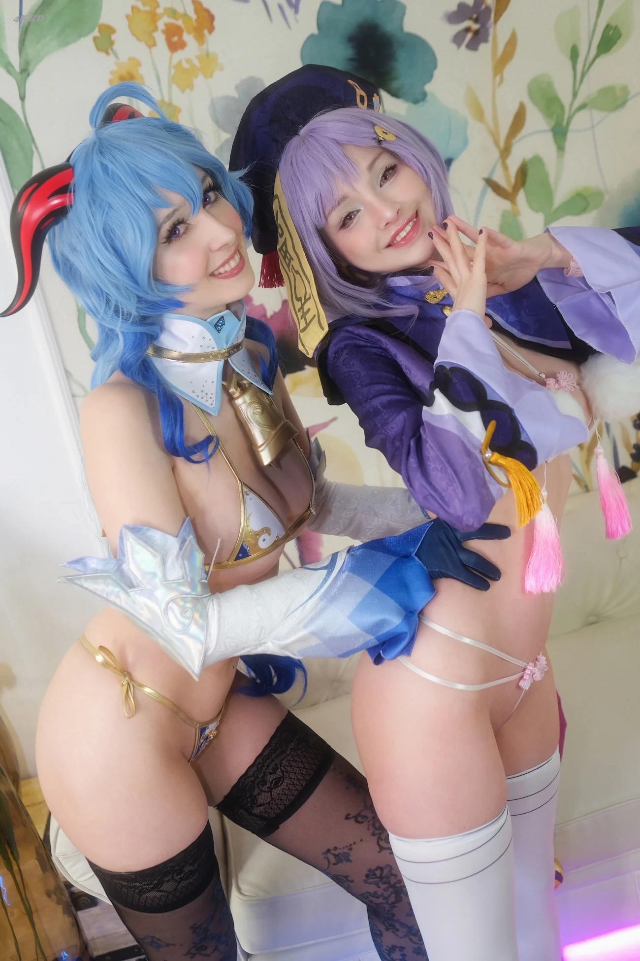 Hidori Rose & Gumiho - Ganyu x Qiqi(125MB)(40photos) — photo 4