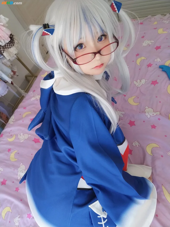 (IMAGESET) [YaoYaoQwQ] Gawr Gura cosplay(71P)