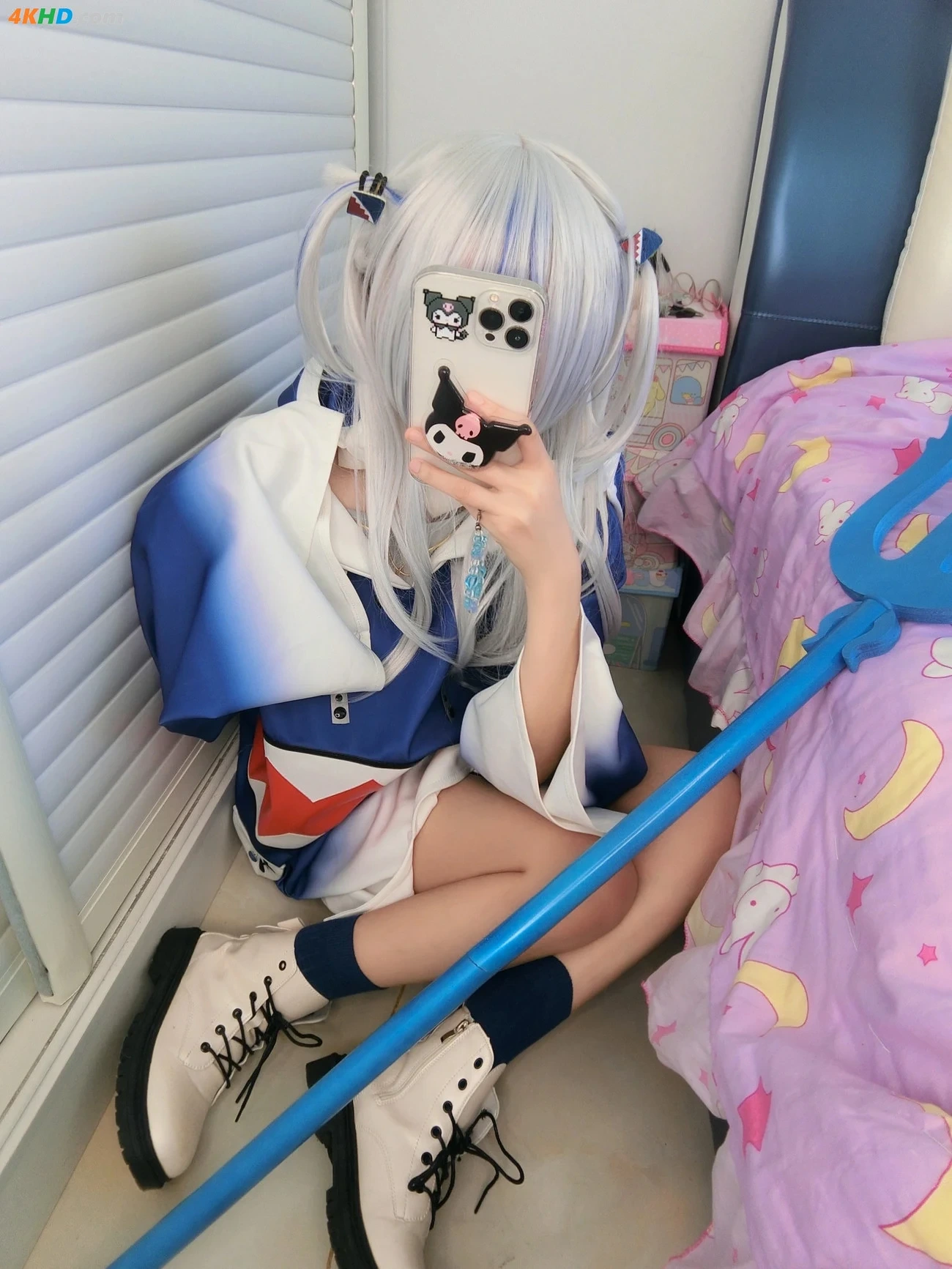 (IMAGESET) [YaoYaoQwQ] Gawr Gura cosplay(71P) — photo 63