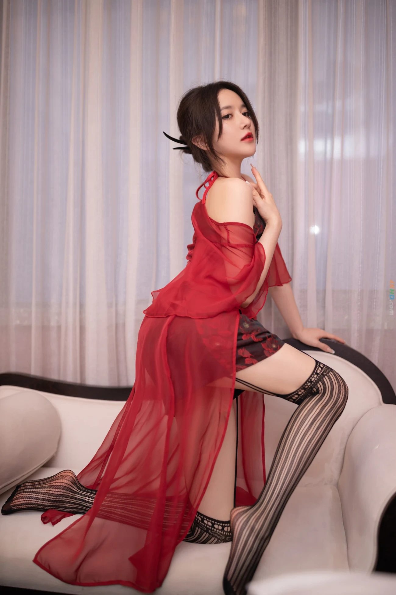 [NeiGouWuShuiYin] YuZiJiangFish - XiuRenWangMoTe LuoYeYouQing — photo 50