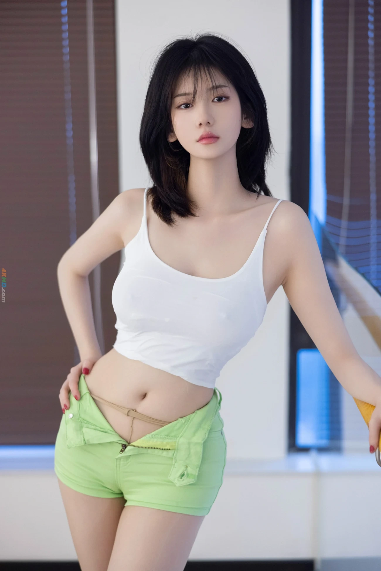 [NeiGouWuShuiYin] LingQiQi - XiuRenWangMoTe XingGanXiaoDiaoDai — photo 7
