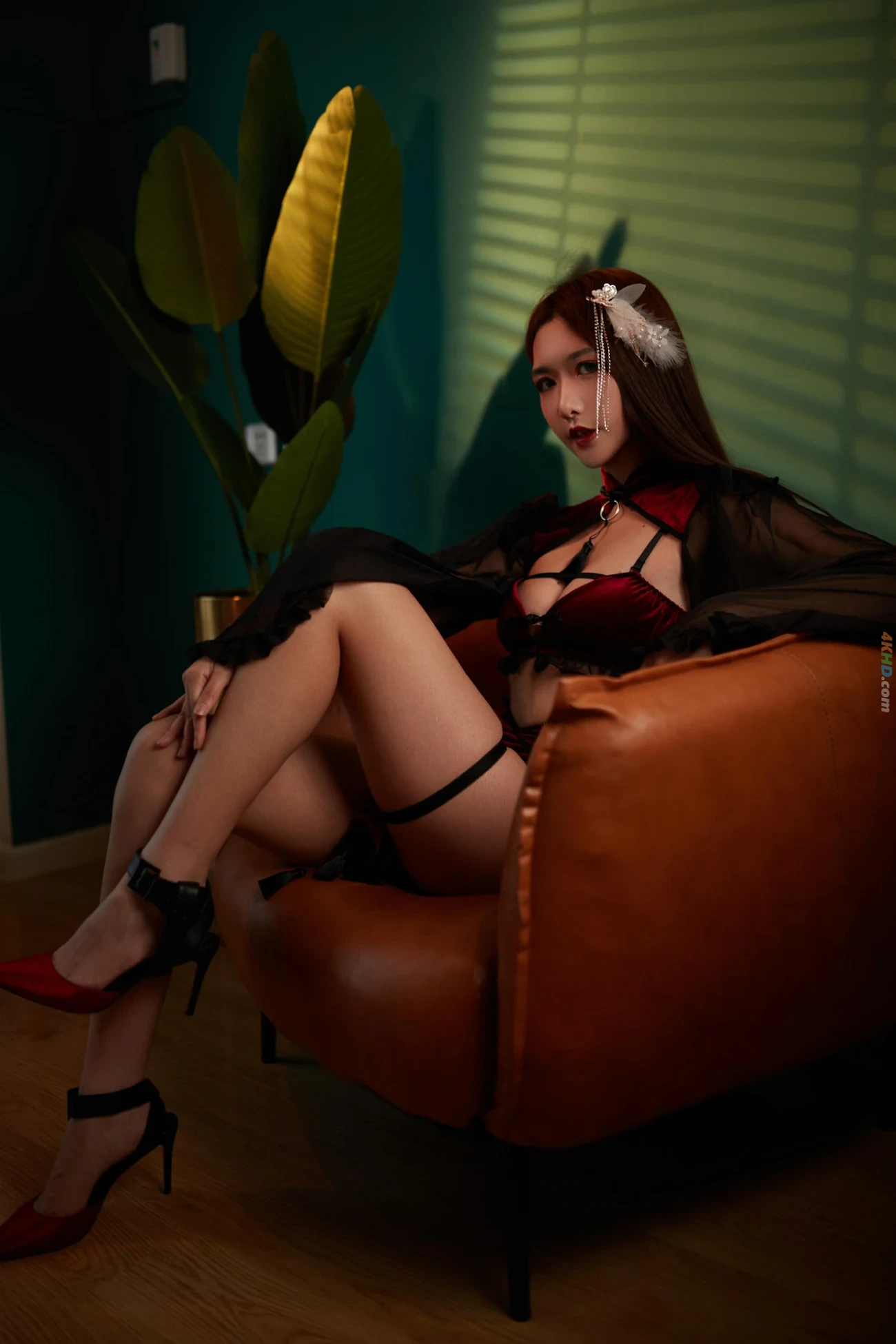 YuanShaXiMiaoMiaoMiao HongSiRongQiPao — photo 8
