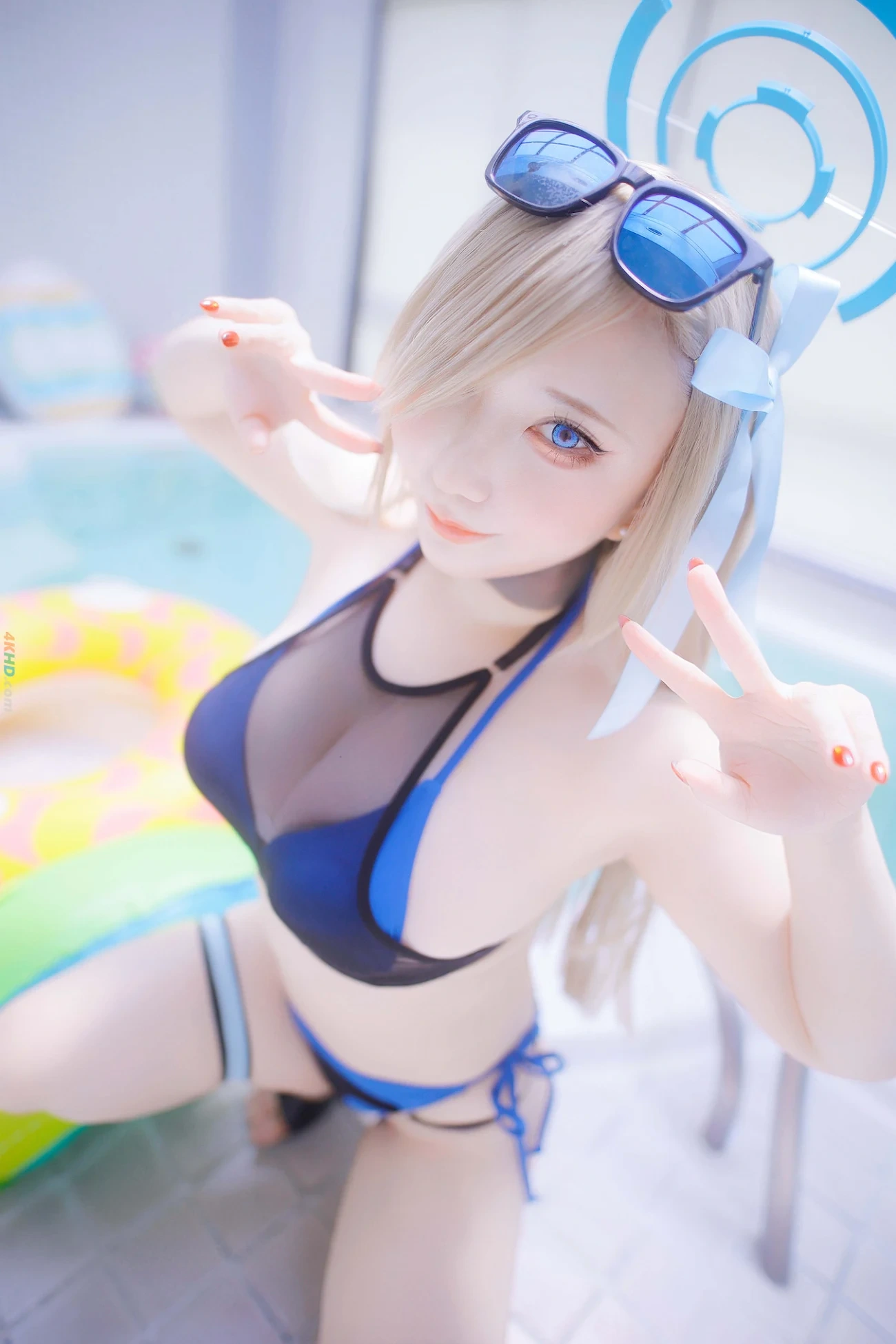 [Shooting Star's (Saku)] - A Secret Date by the Pool — photo 152