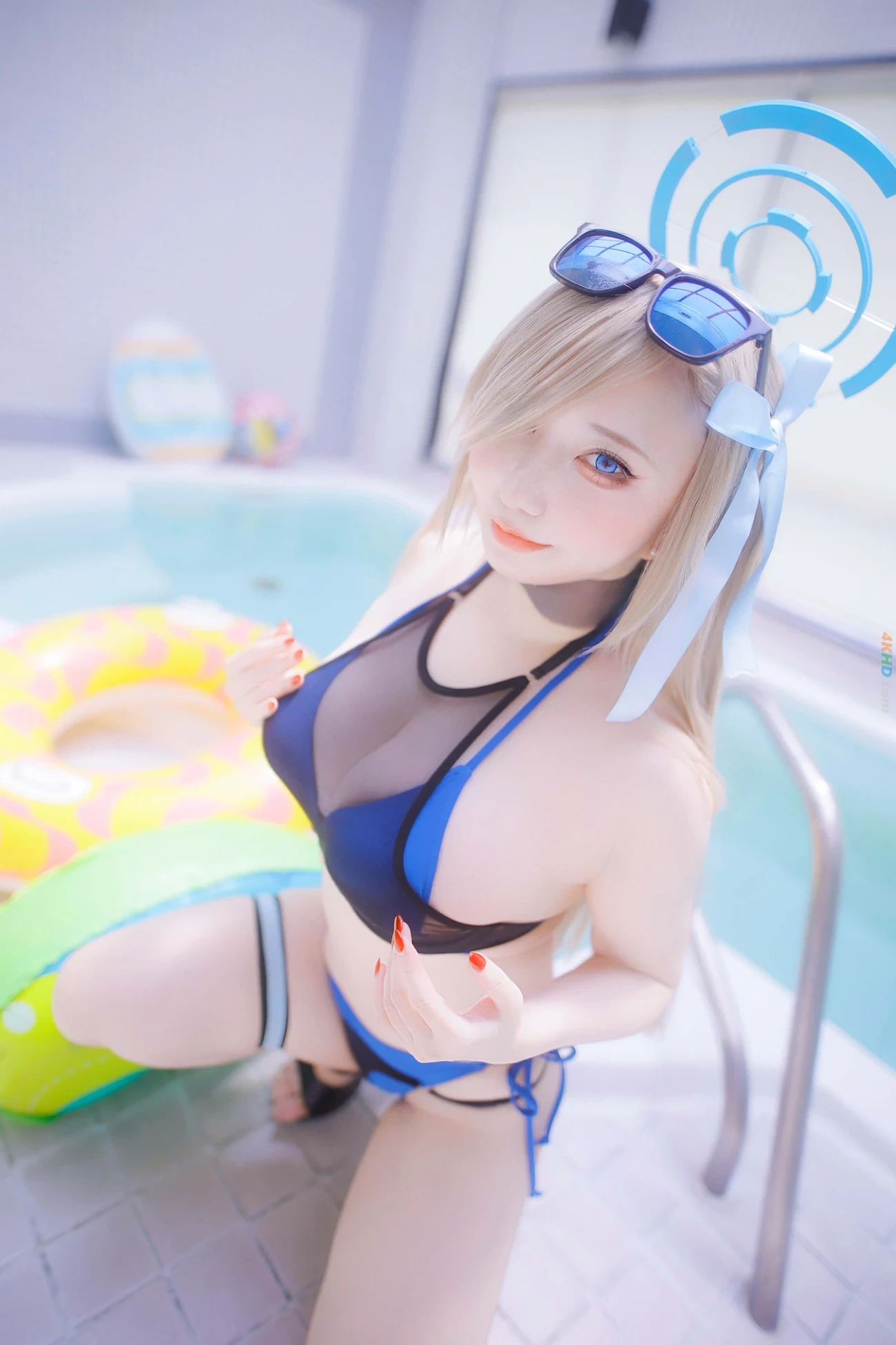 [Shooting Star's (Saku)] - A Secret Date by the Pool — photo 154