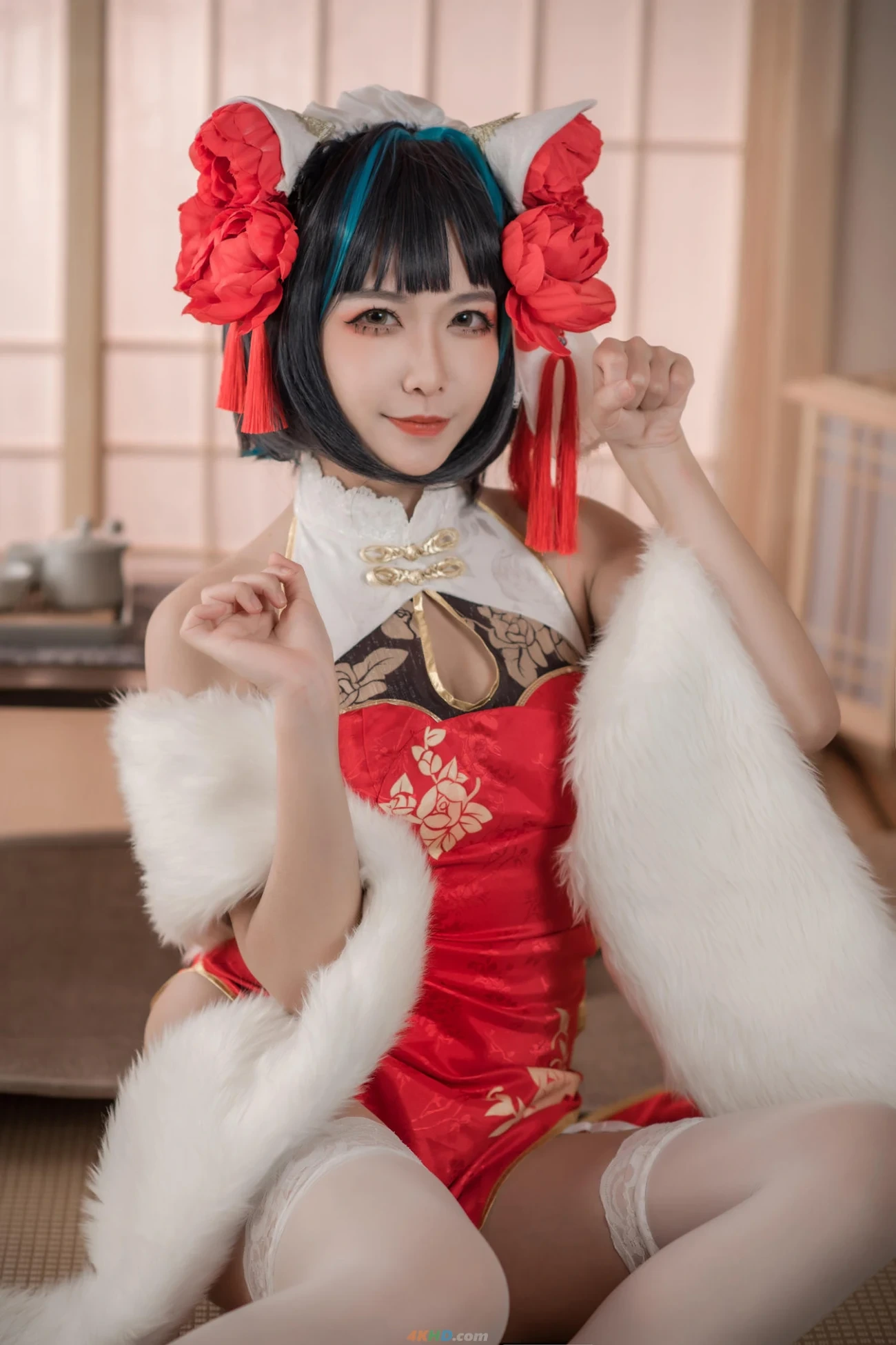 YuanShaXiMiaoMiaoMiao ChaiJunHongSeQiPao — photo 5