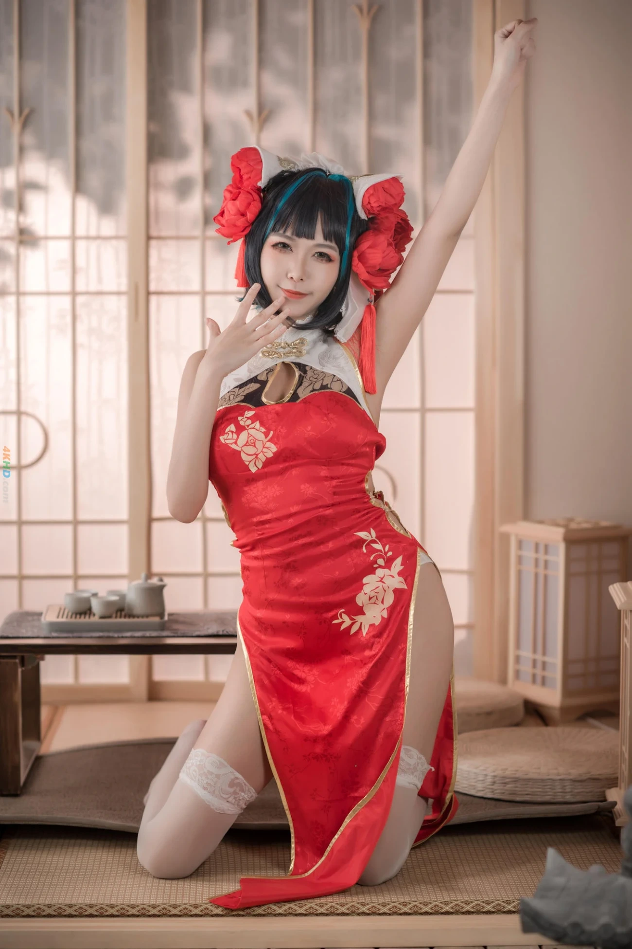 YuanShaXiMiaoMiaoMiao ChaiJunHongSeQiPao — photo 6