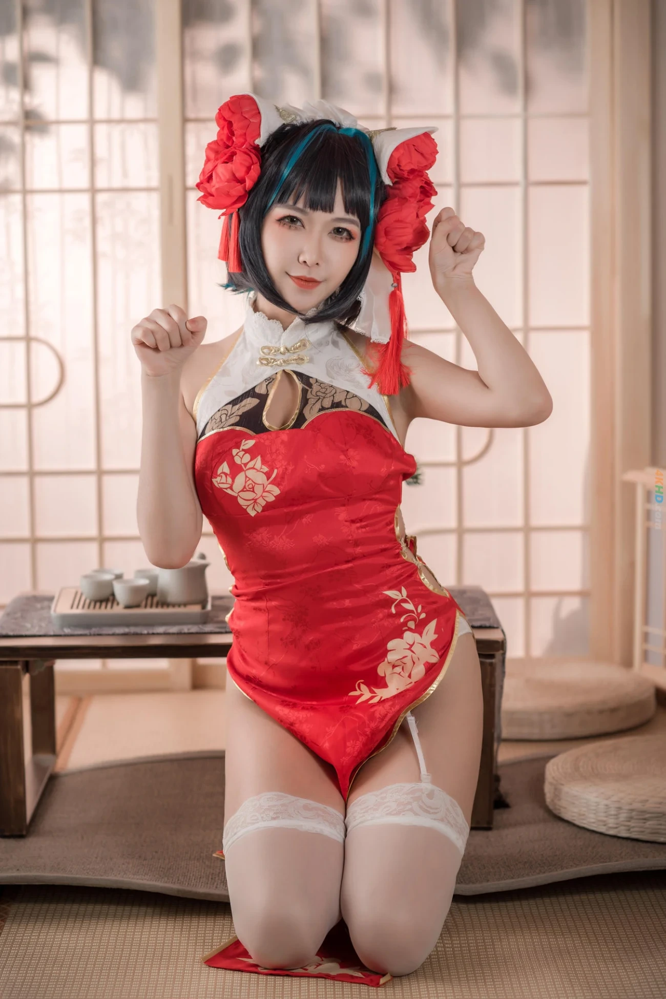 YuanShaXiMiaoMiaoMiao ChaiJunHongSeQiPao — photo 7