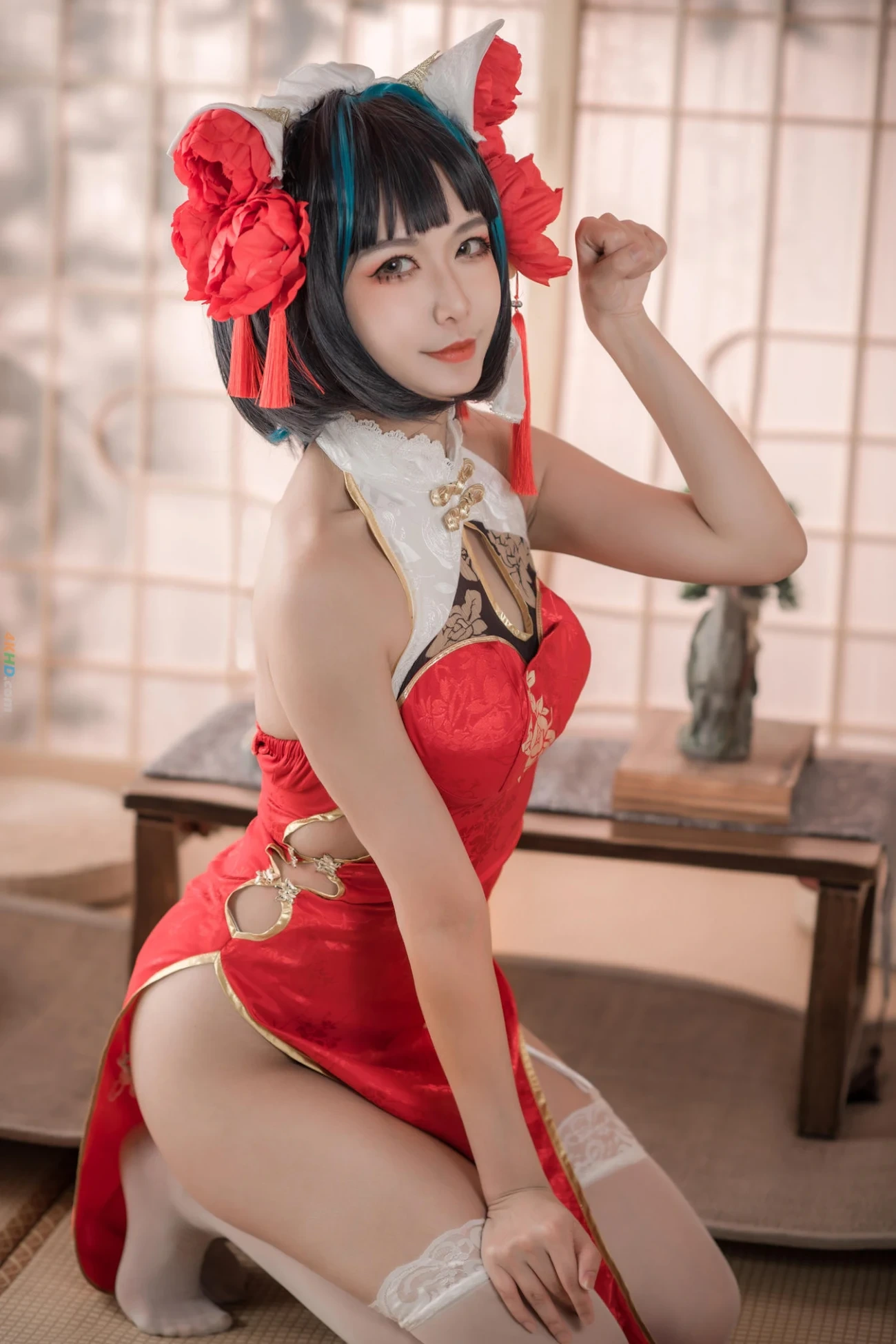 YuanShaXiMiaoMiaoMiao ChaiJunHongSeQiPao — photo 8