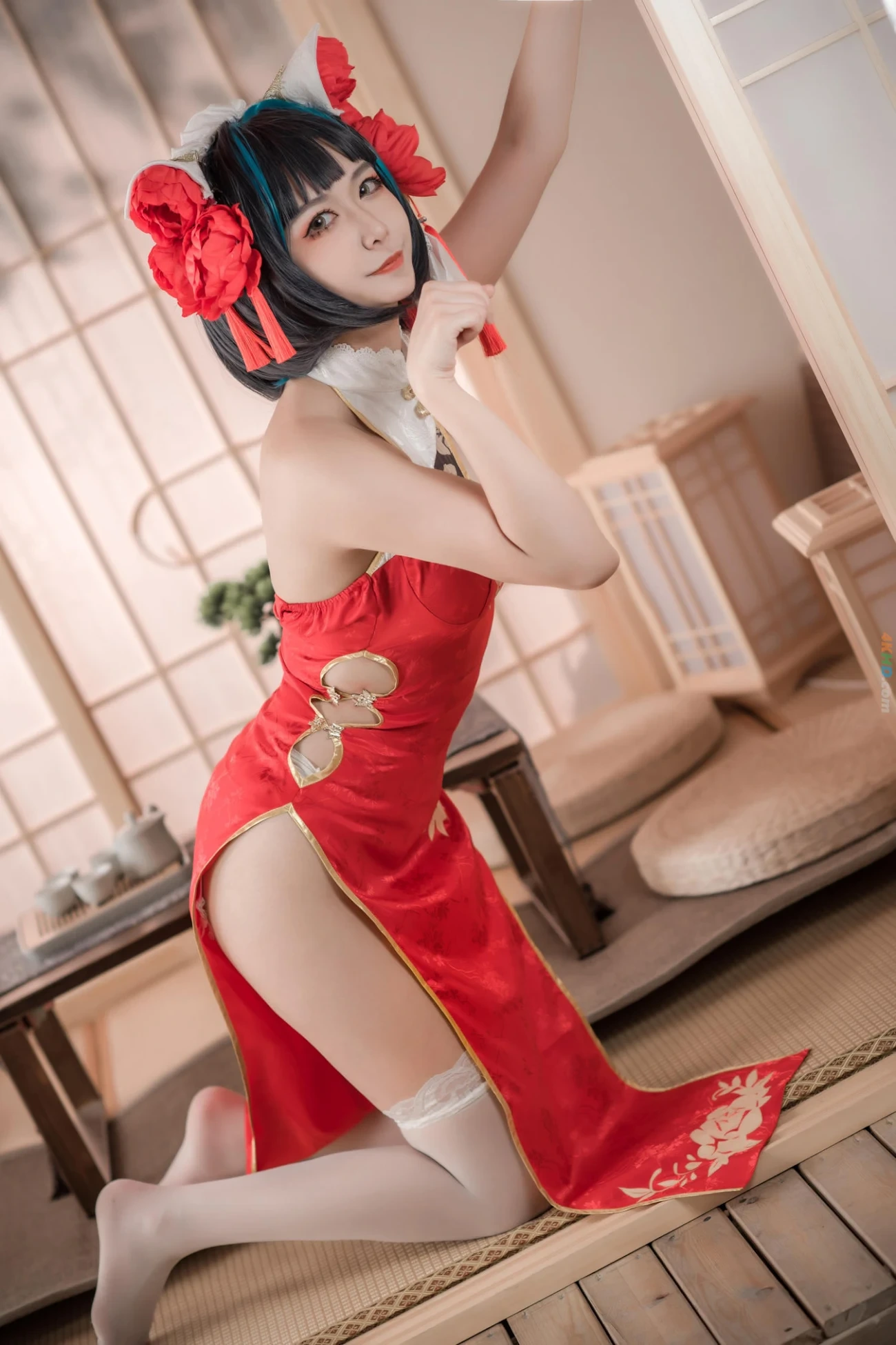 YuanShaXiMiaoMiaoMiao ChaiJunHongSeQiPao — photo 9