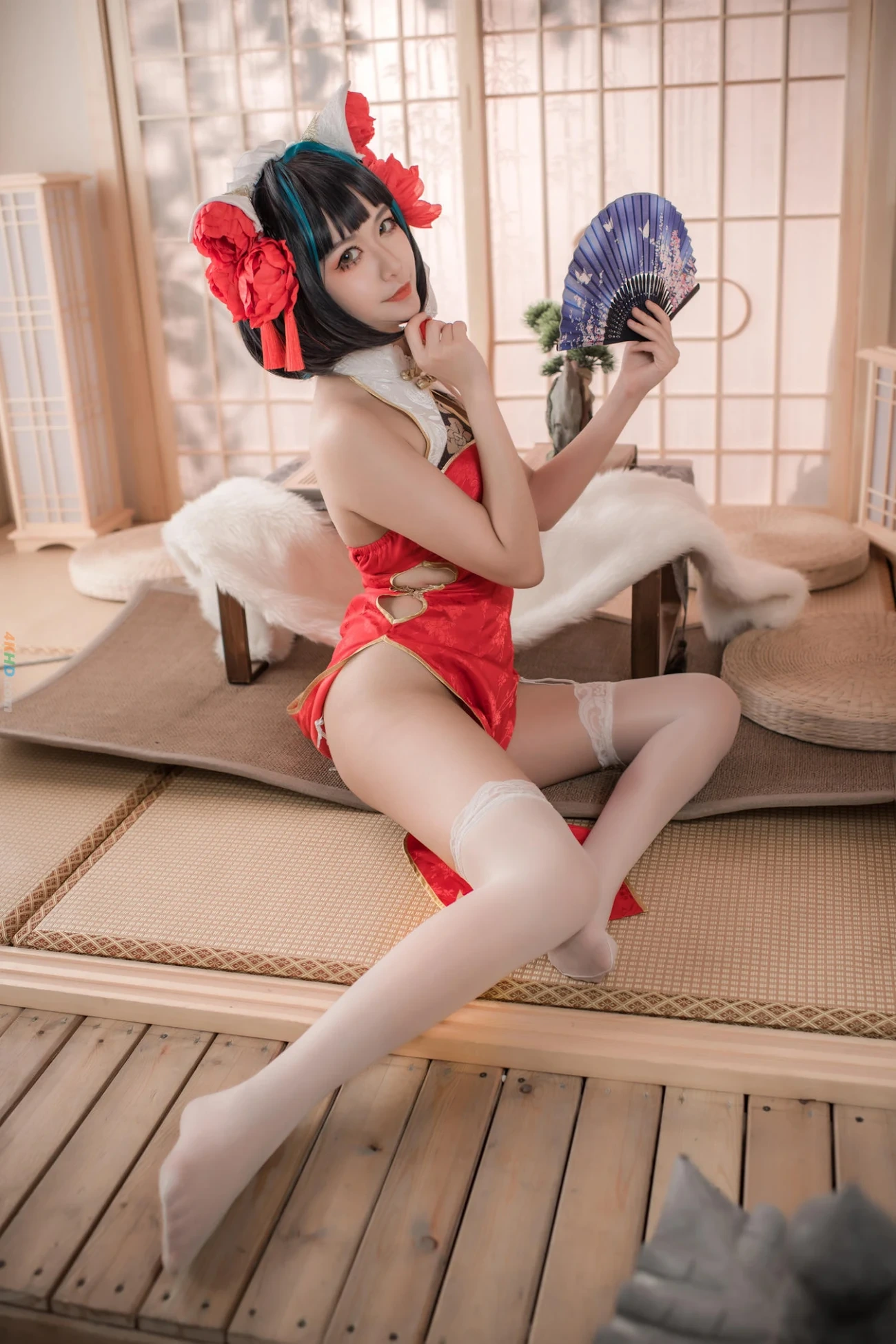 YuanShaXiMiaoMiaoMiao ChaiJunHongSeQiPao — photo 21