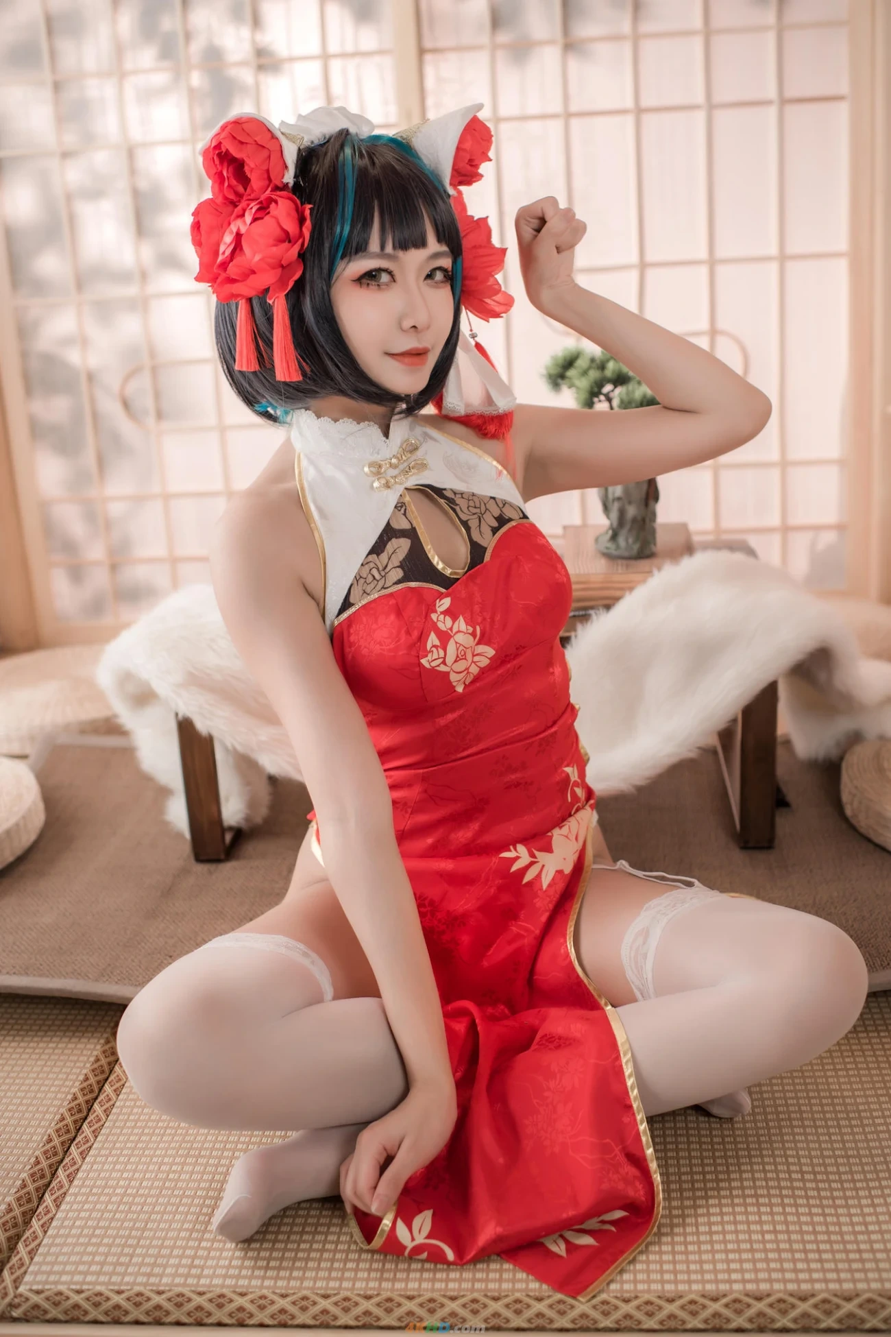 YuanShaXiMiaoMiaoMiao ChaiJunHongSeQiPao — photo 27