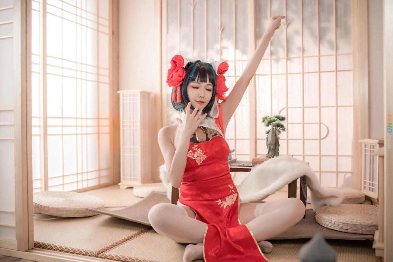 YuanShaXiMiaoMiaoMiao ChaiJunHongSeQiPao — photo 28