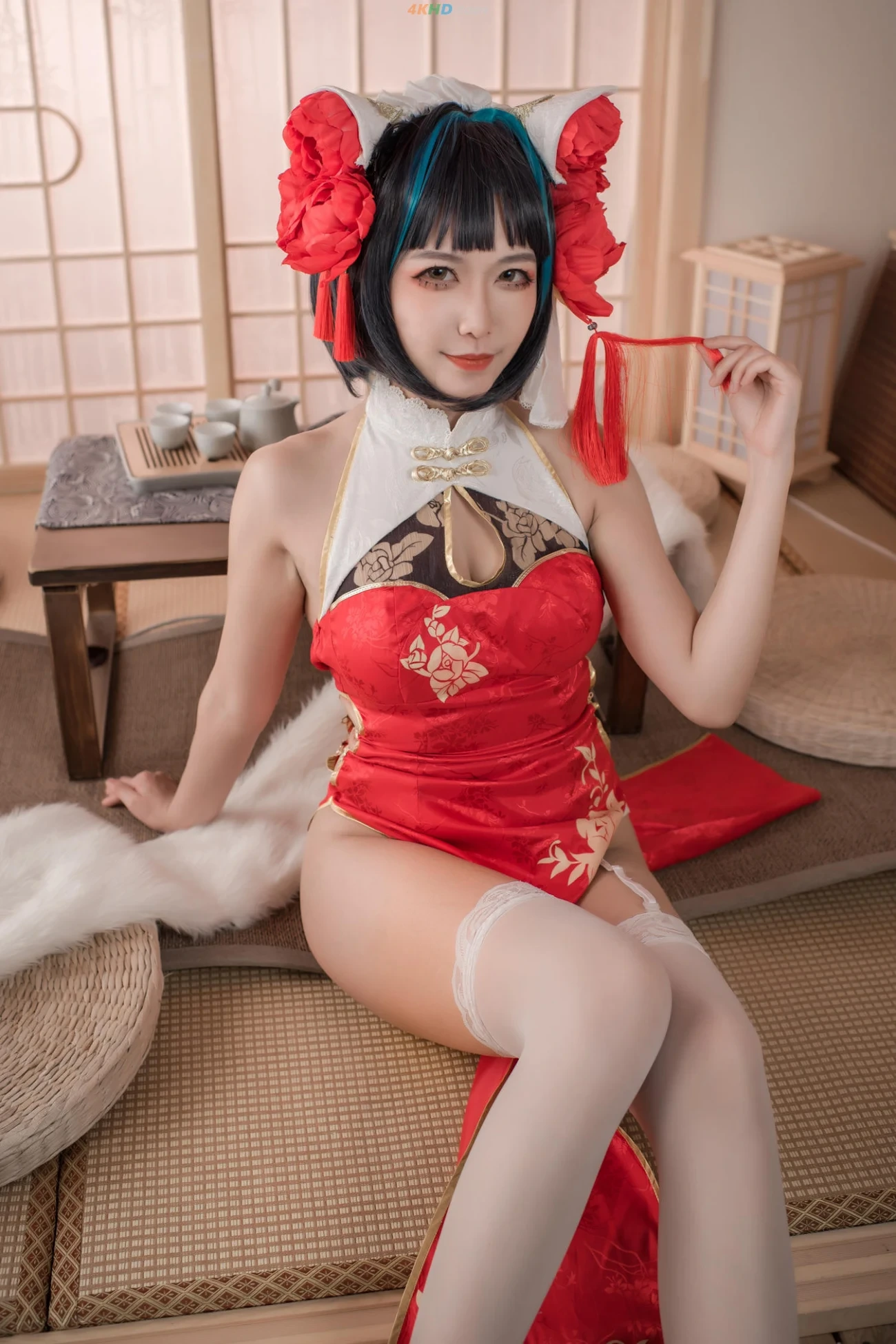 YuanShaXiMiaoMiaoMiao ChaiJunHongSeQiPao — photo 35