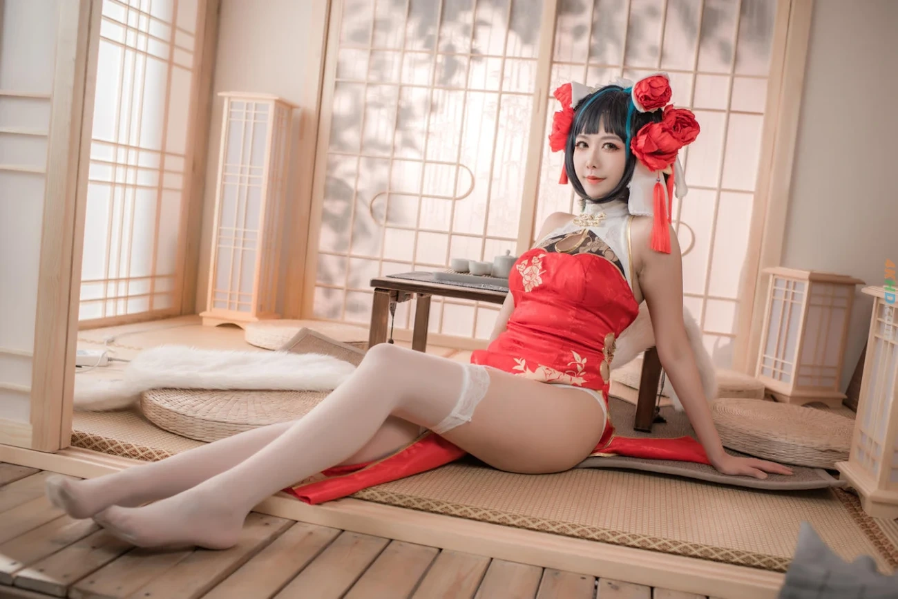 YuanShaXiMiaoMiaoMiao ChaiJunHongSeQiPao — photo 36