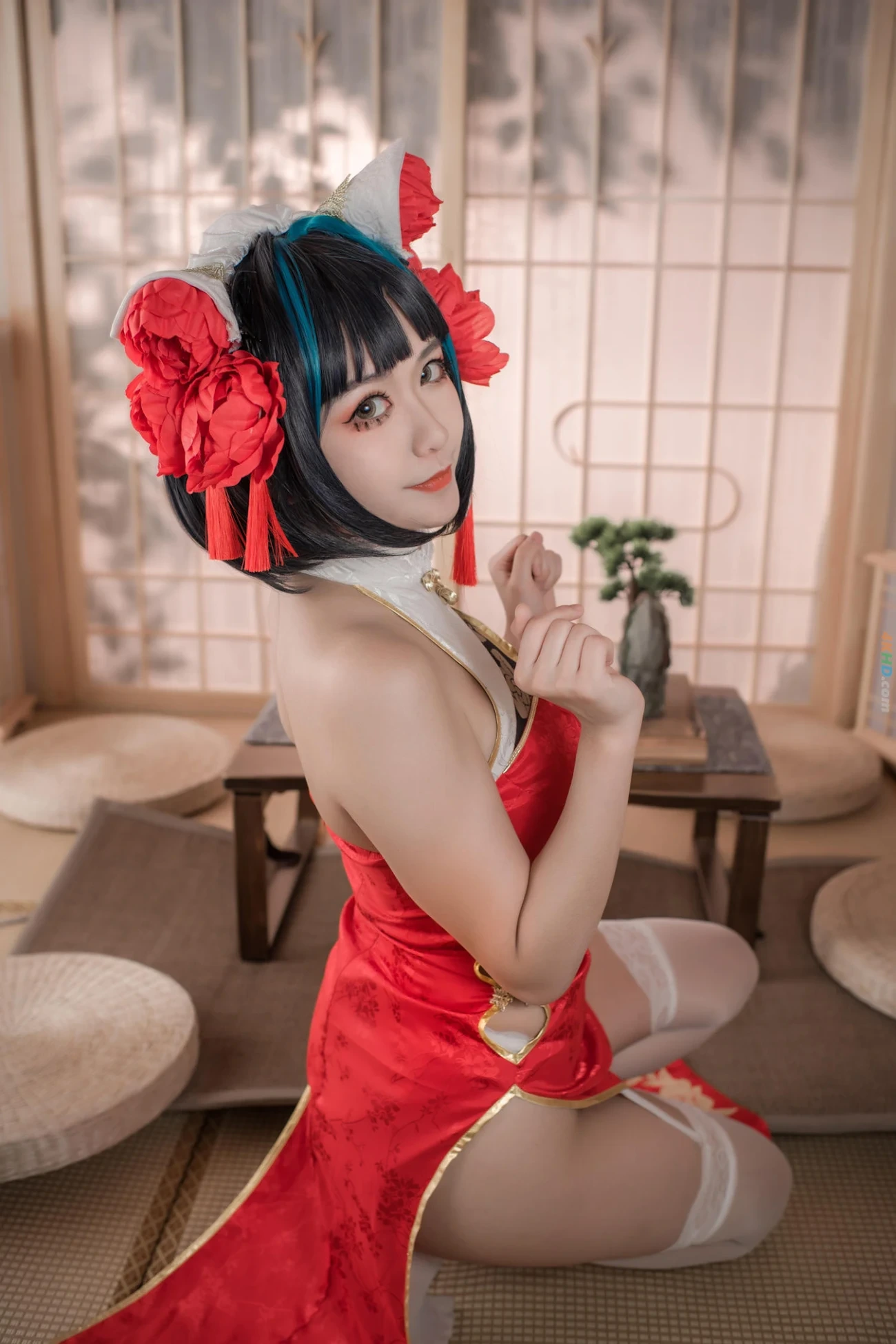 YuanShaXiMiaoMiaoMiao ChaiJunHongSeQiPao — photo 37