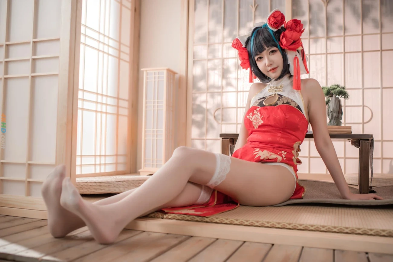 YuanShaXiMiaoMiaoMiao ChaiJunHongSeQiPao — photo 44
