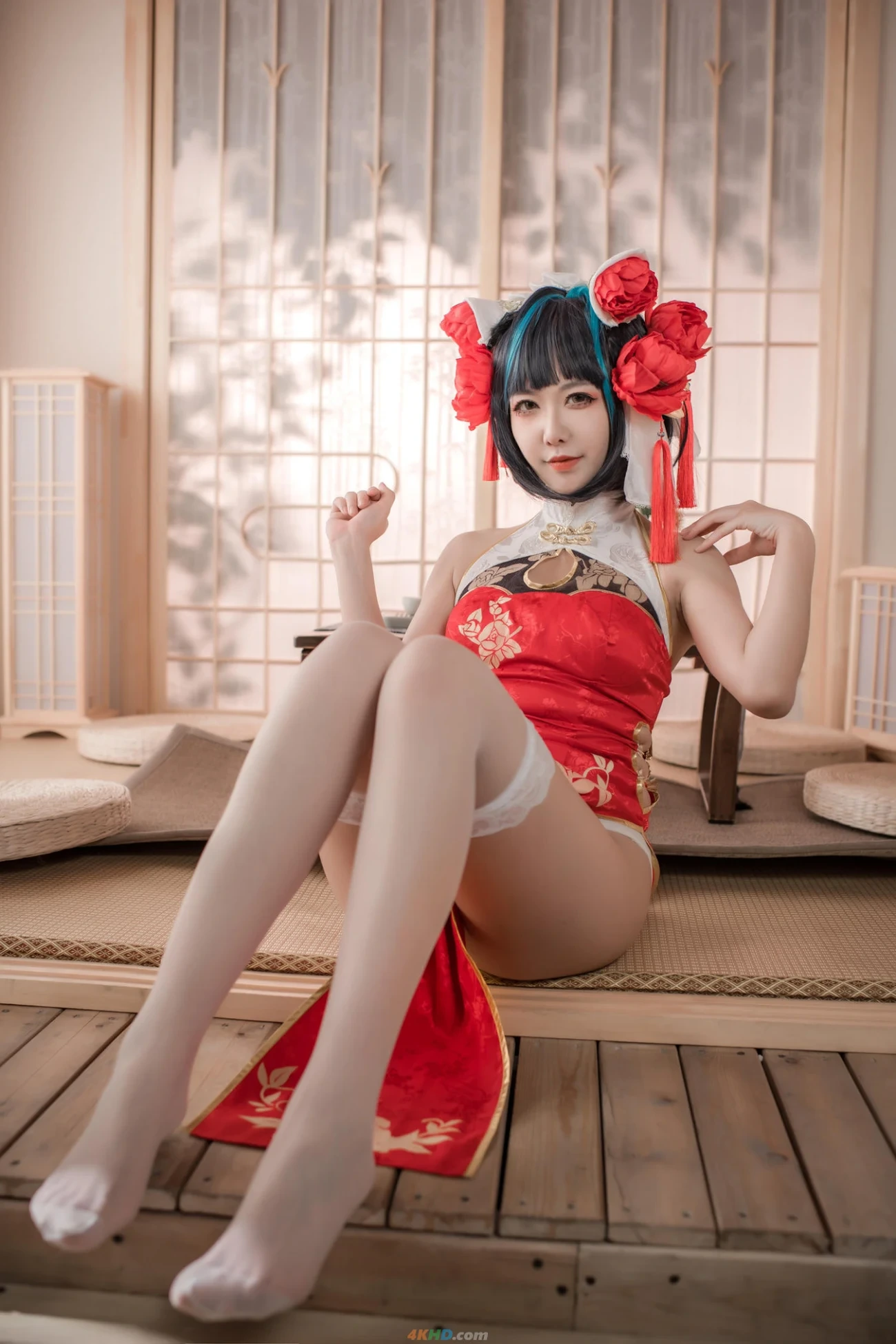 YuanShaXiMiaoMiaoMiao ChaiJunHongSeQiPao — photo 46