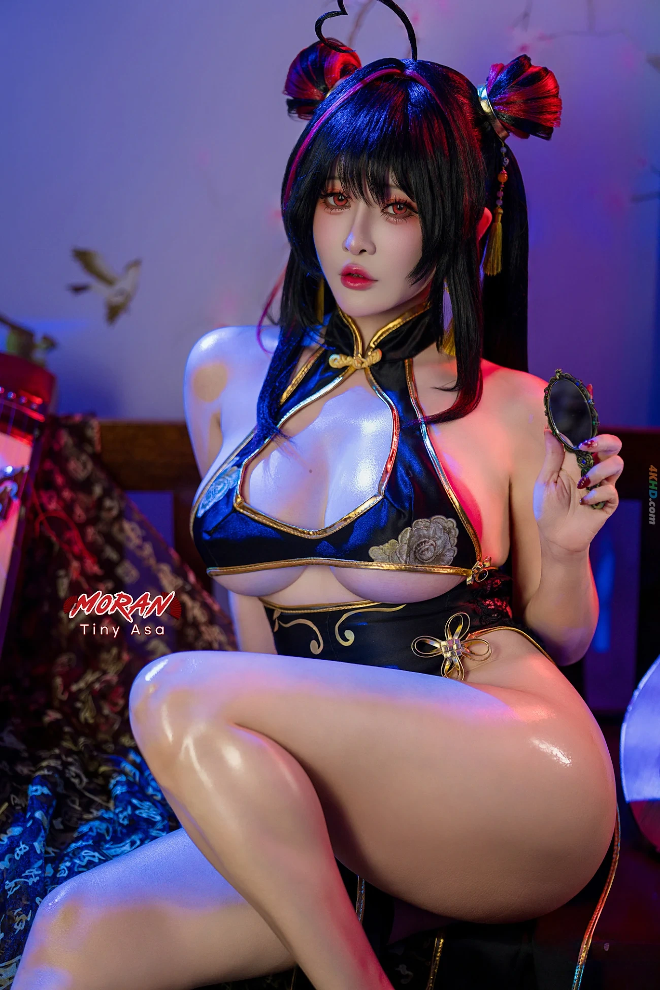 Tiny Asa asa (tiny.asababy) cosplay Moran - NIKKE — photo 14