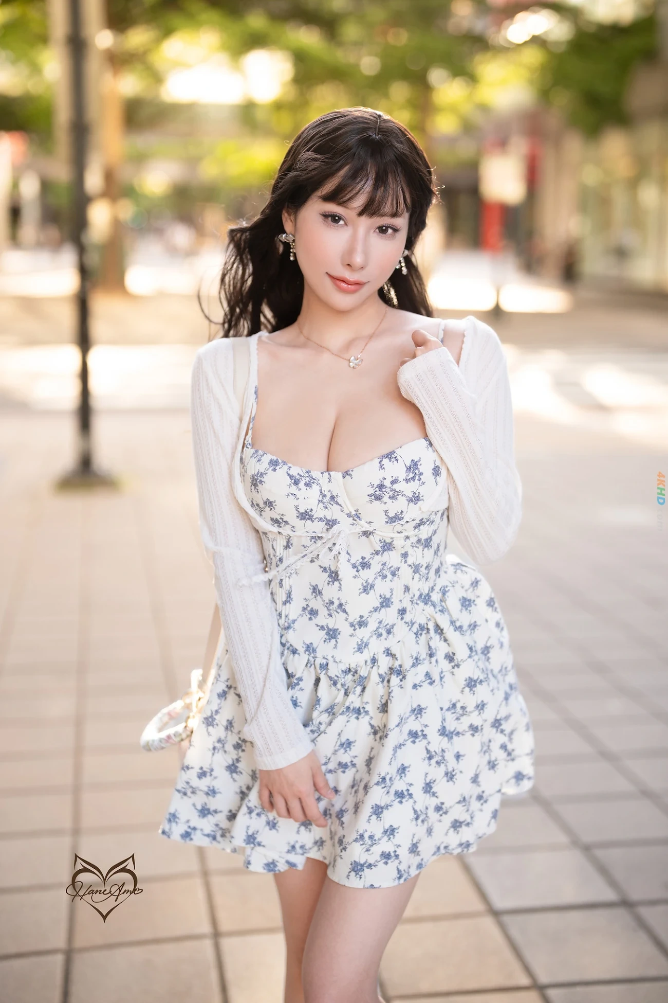 HaneAmeYuBo 2026Nian08Yue Cinema Day Dress+lingerie XiaRiSuiLan — photo 5
