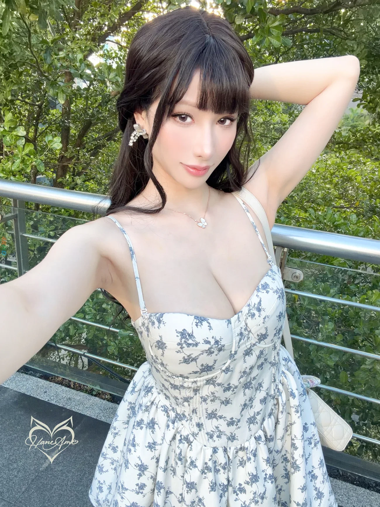 HaneAmeYuBo 2026Nian08Yue Cinema Day Dress+lingerie XiaRiSuiLan — photo 36