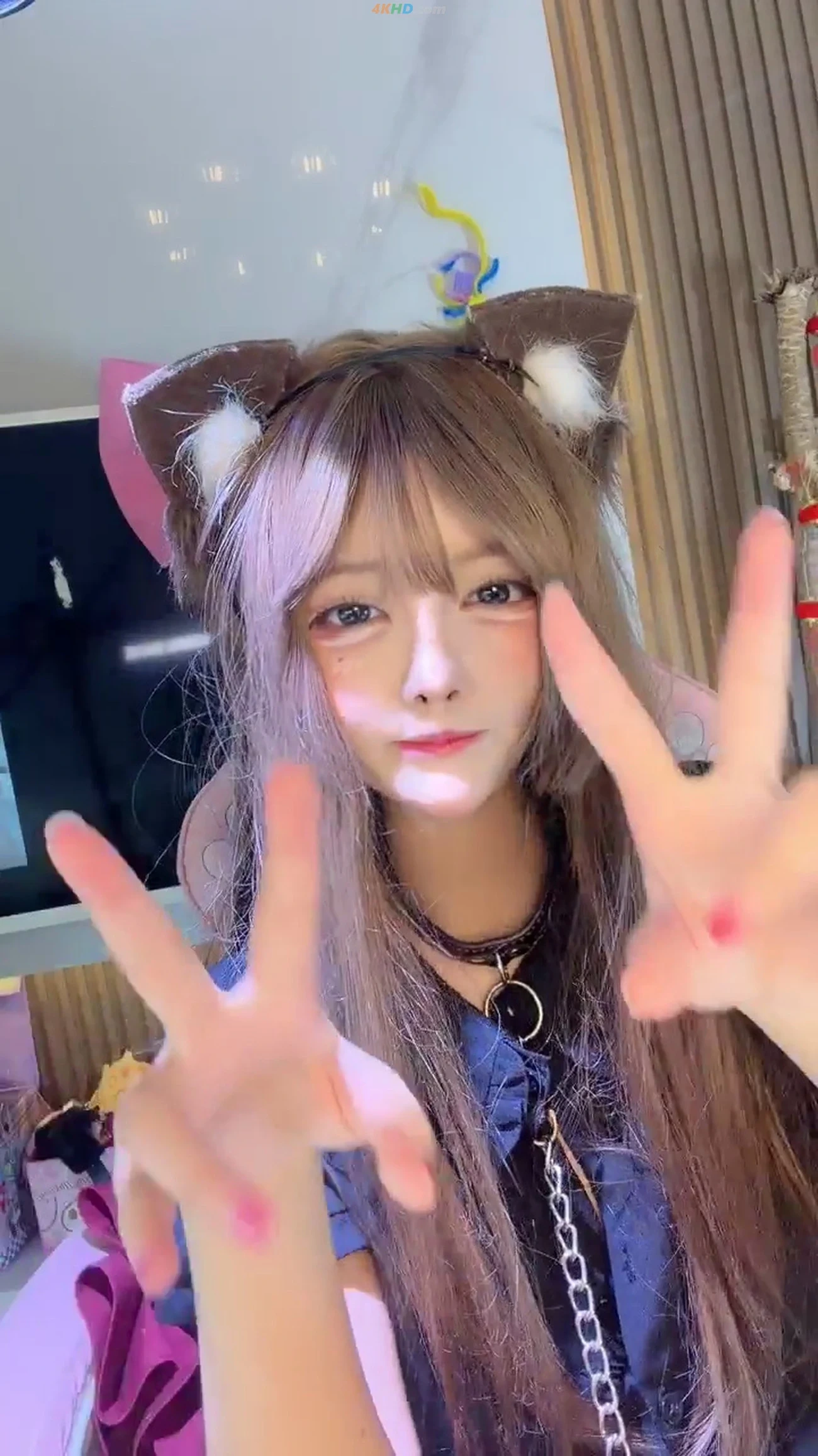 ZhangWanMeng - ChaoKeAiMengMei CosplayJiaoSeBanYan PiGuDaBaiJiangDuo — photo 10