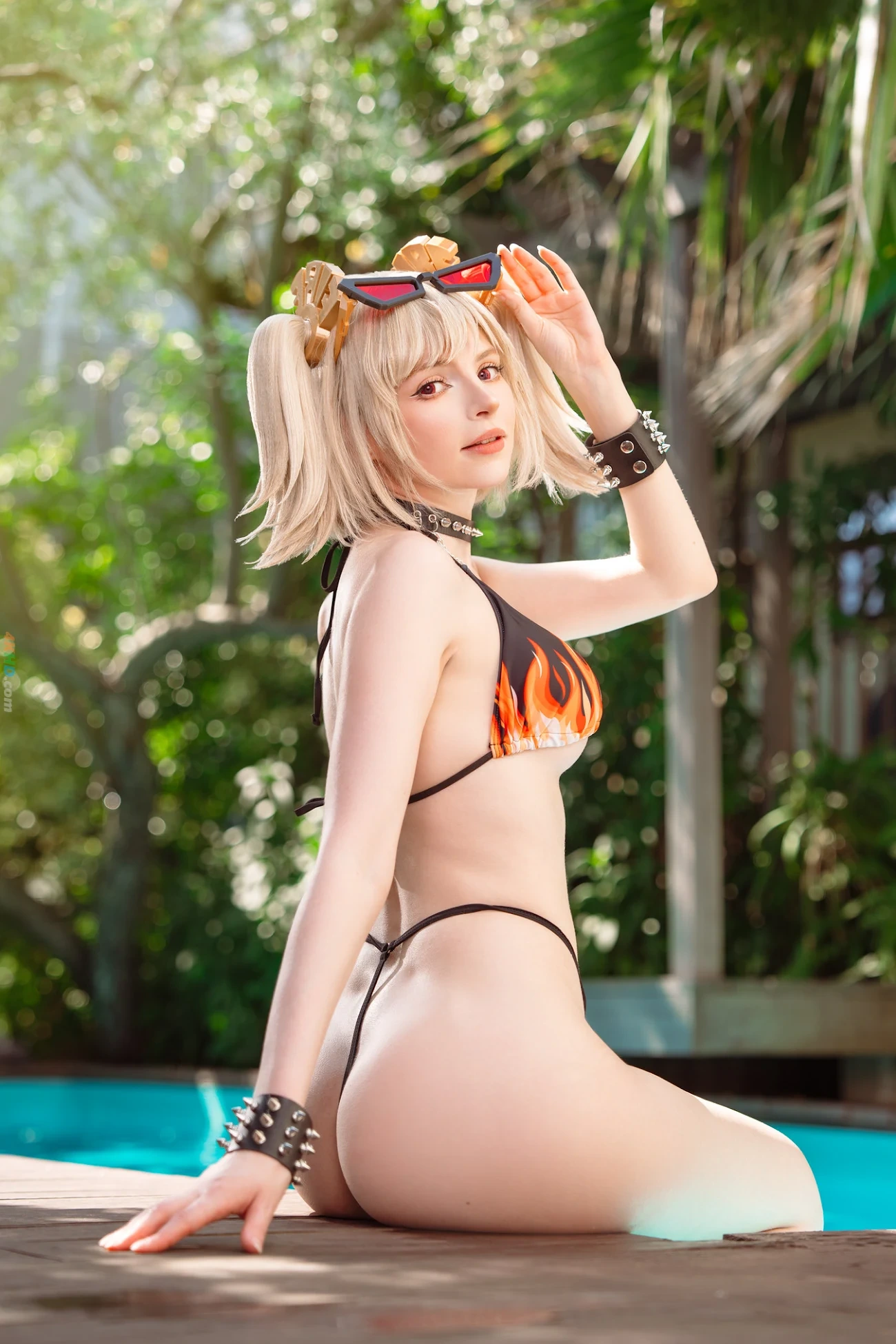 Peach milky Burnice bikini — photo 16