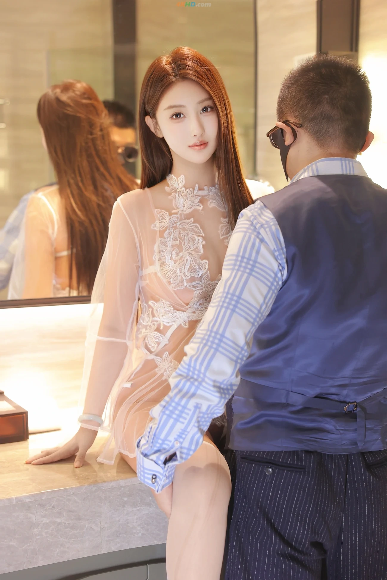 [NeiGouWuShuiYin] JiangShuYing - XiuRenWangMoTe XingGanYuShi — photo 69
