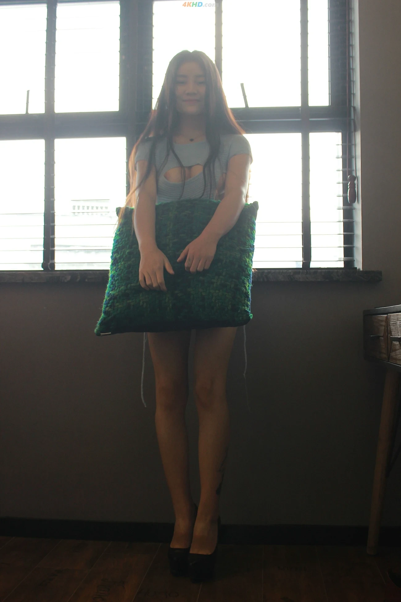 [Private Photoshoot] Cici - GaoTiaoZhangTuiNuShen FenNenTeXie QuanChiDuSiPai — photo 33