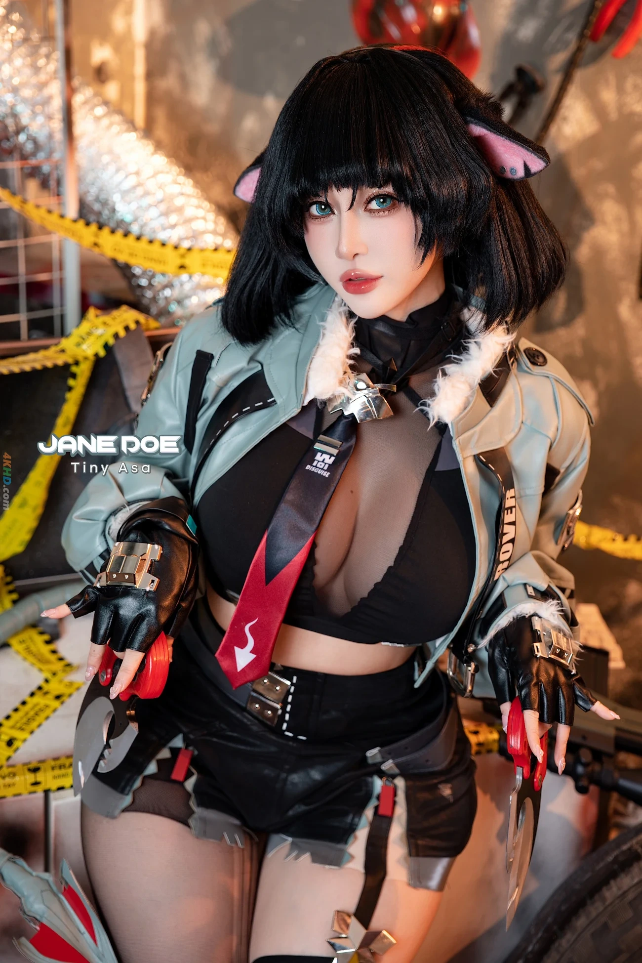 Tiny Asa cosplay Jane Doe Zenless Zone Zero — photo 6