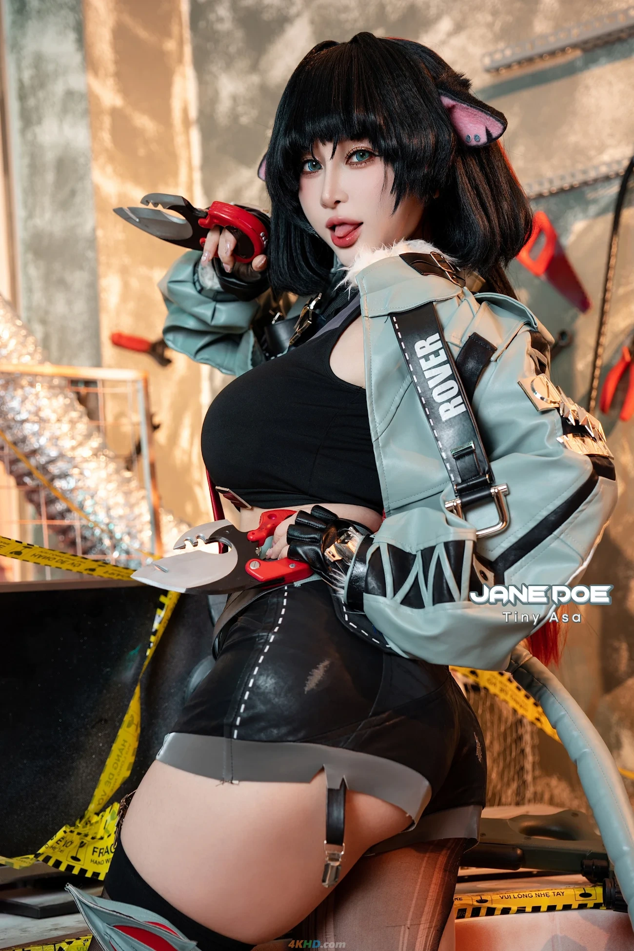 Tiny Asa cosplay Jane Doe Zenless Zone Zero — photo 10