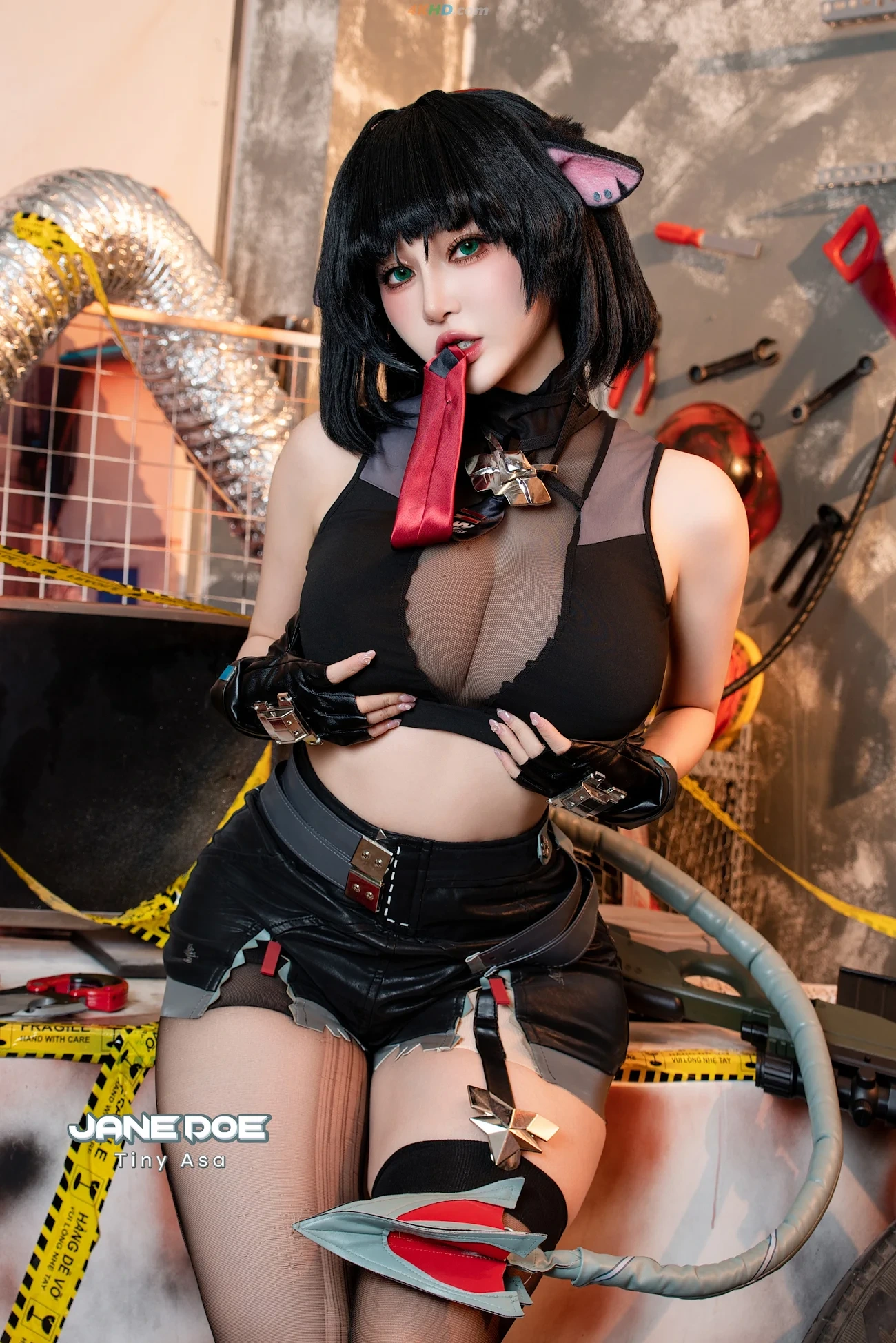 Tiny Asa cosplay Jane Doe Zenless Zone Zero — photo 11