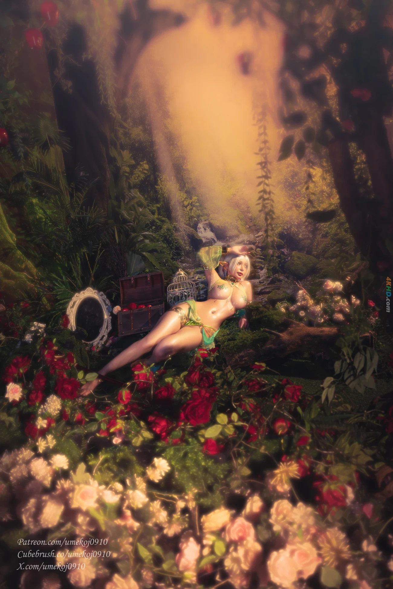 Umeko J - Frieren x Rukkhadevata outfit[Frieren Beyond Journey's End] — photo 40