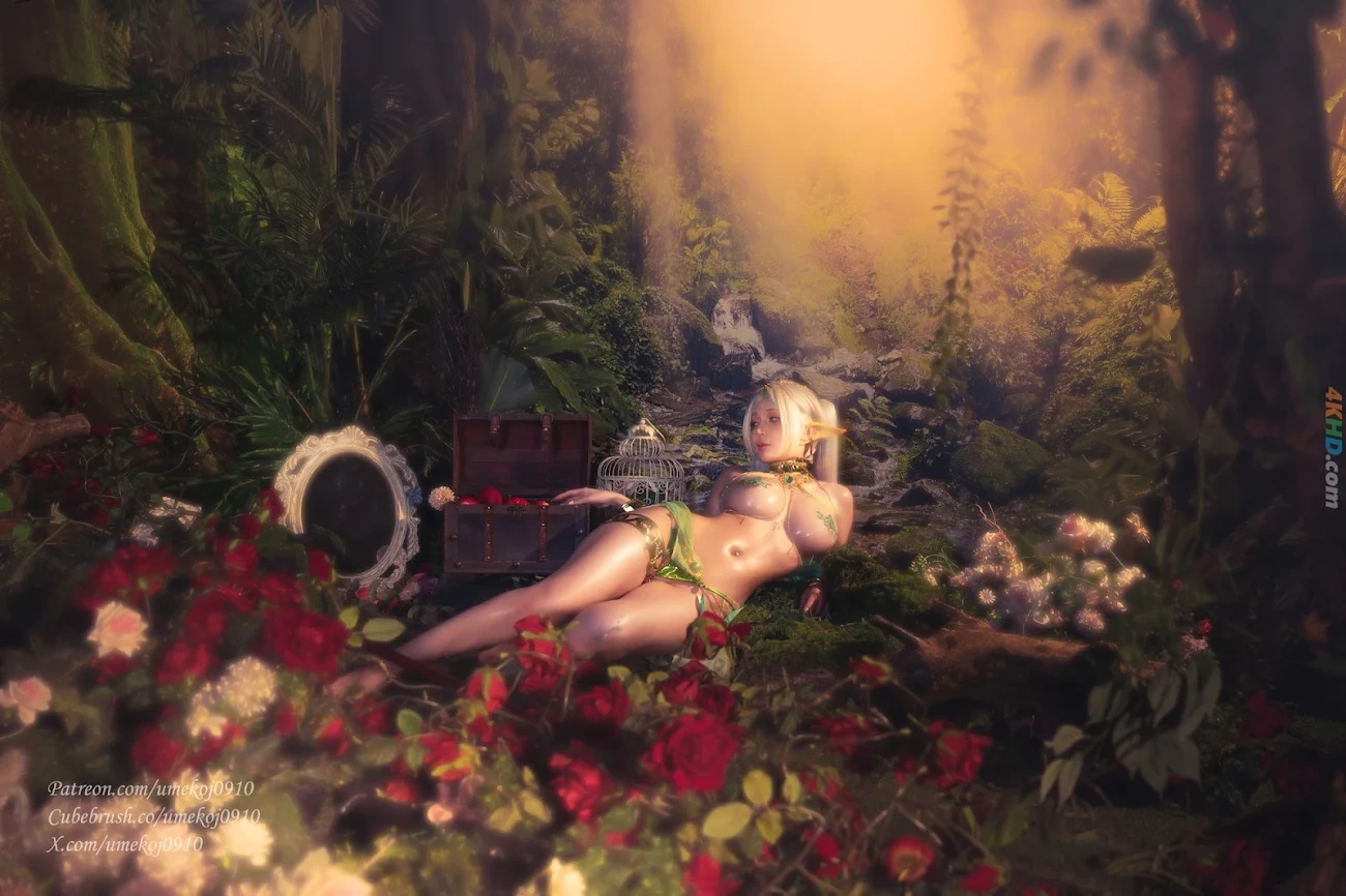 Umeko J - Frieren x Rukkhadevata outfit[Frieren Beyond Journey's End] — photo 41