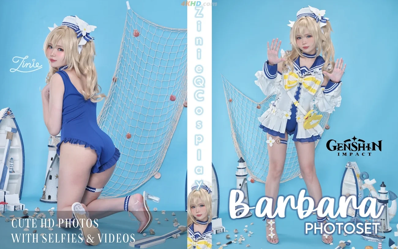 ZinieQ - Barbara Swimsuit (Genshin Impact) — photo 1