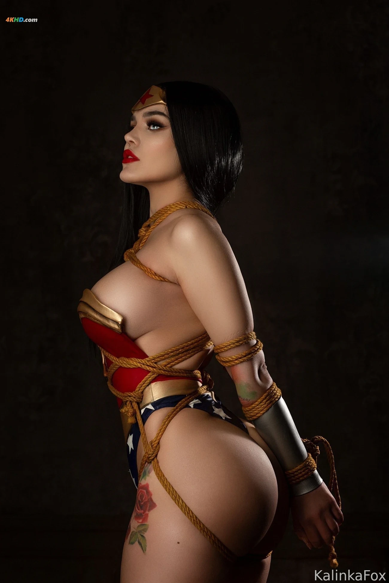 Kalinka Fox - Wonder Woman Shibari — photo 4