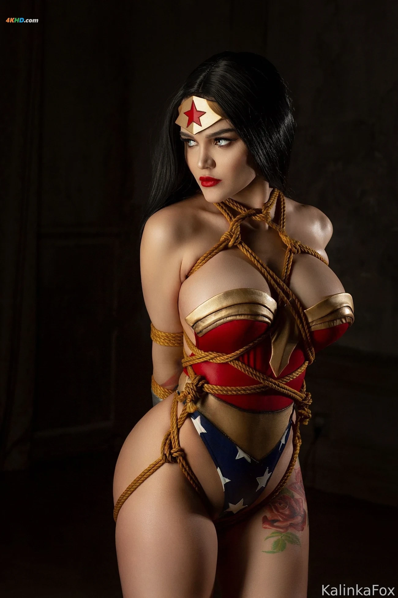 Kalinka Fox - Wonder Woman Shibari — photo 7