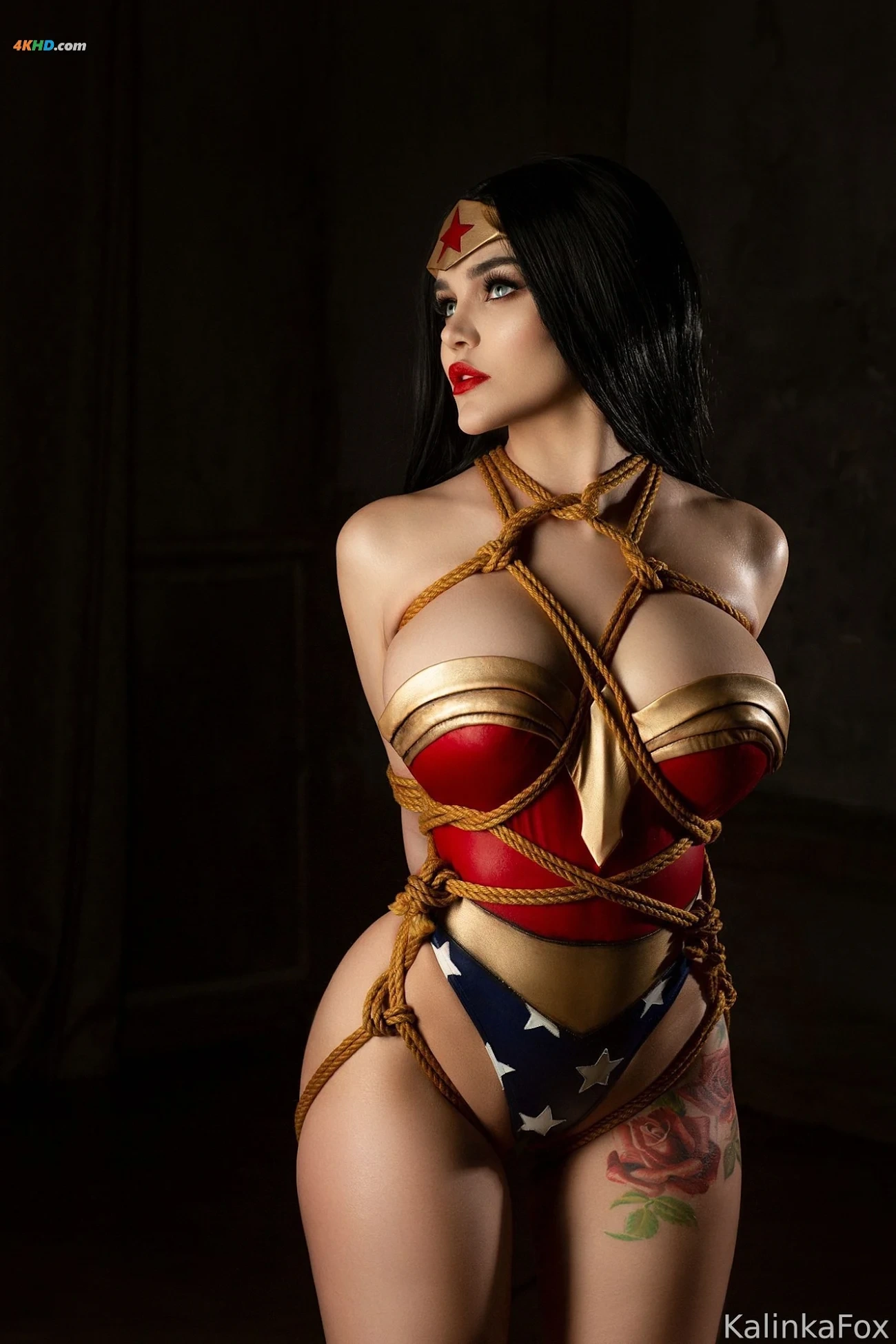 Kalinka Fox - Wonder Woman Shibari — photo 8